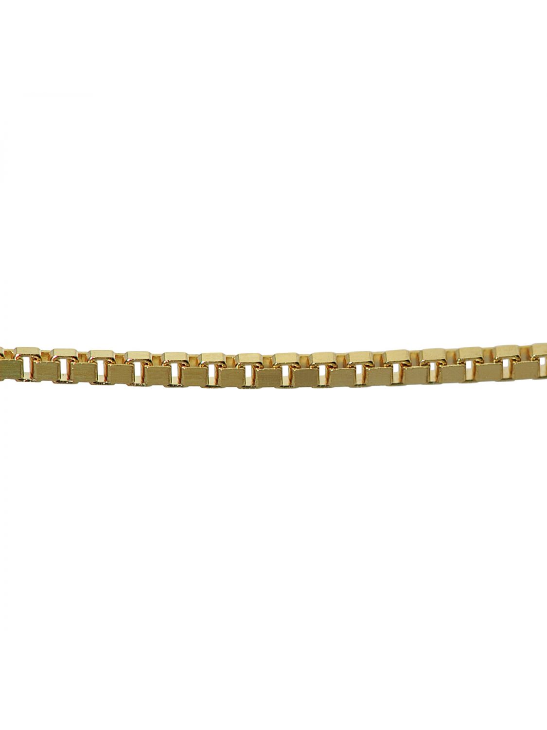 TRENDOR Schmuck Halskette 333 Gold Venezianerkette für Damen und Herren 0,9 mm 7