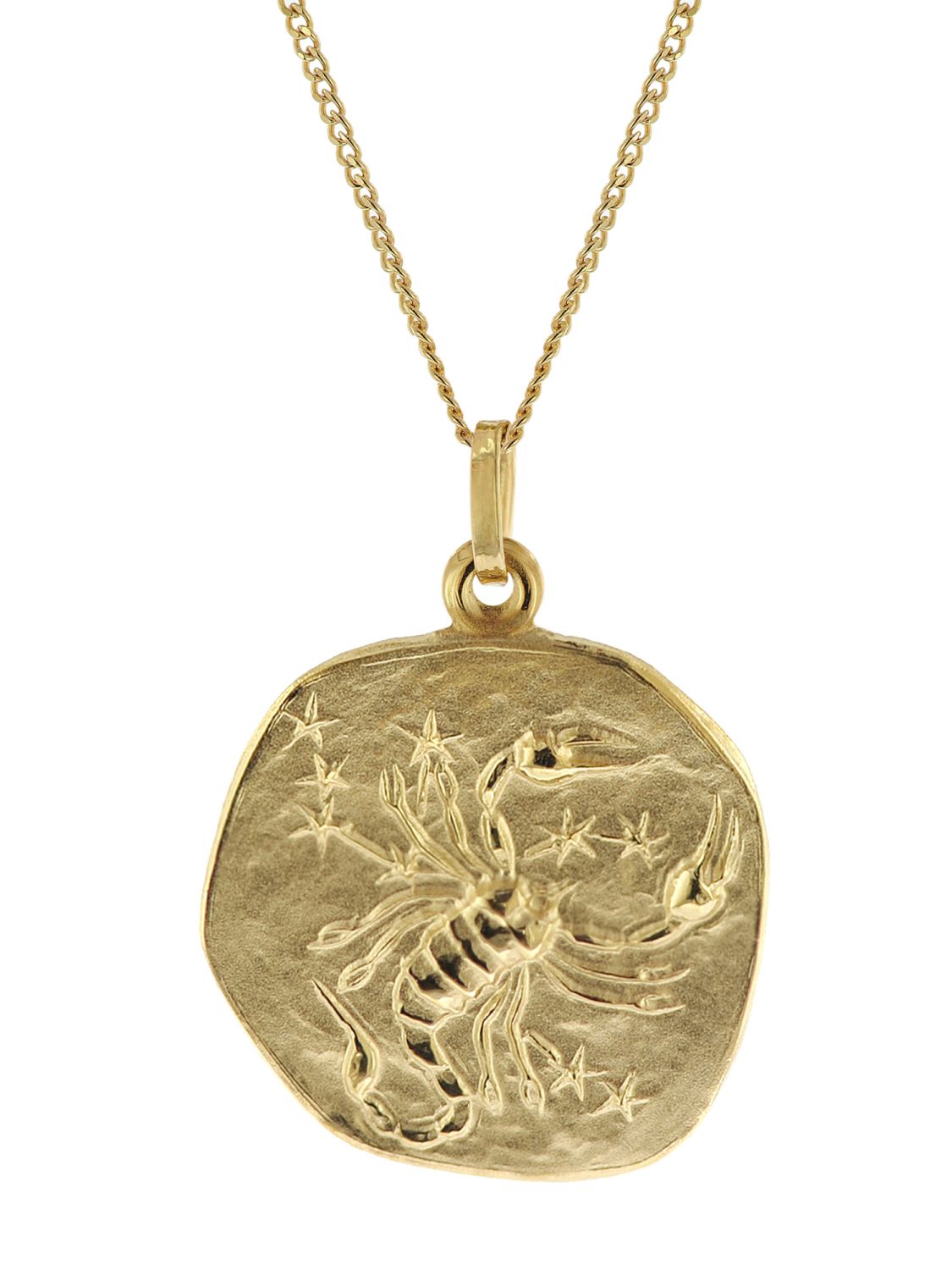 trendor Scorpio Zodiac Sign Ø 20 mm with 333/8K Gold Chain for Men 41960-11  • uhrcenter