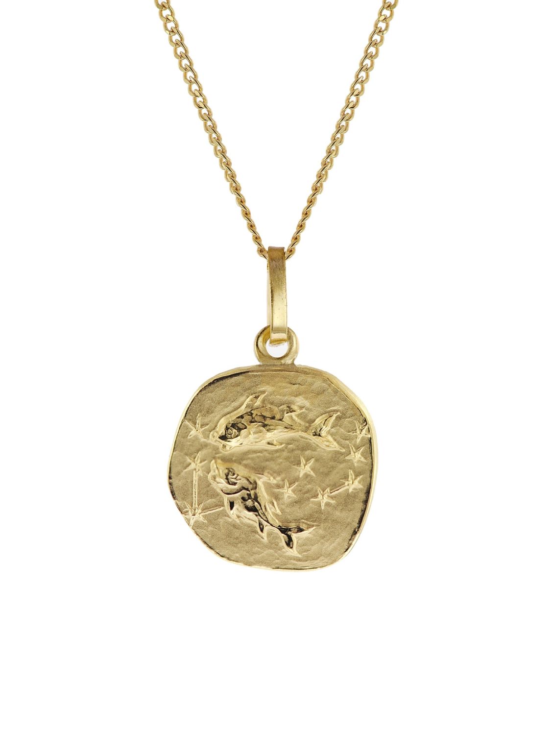333/8K Fische • Sternzeichen trendor Kinder-Halskette mit uhrcenter Gold 15022-03