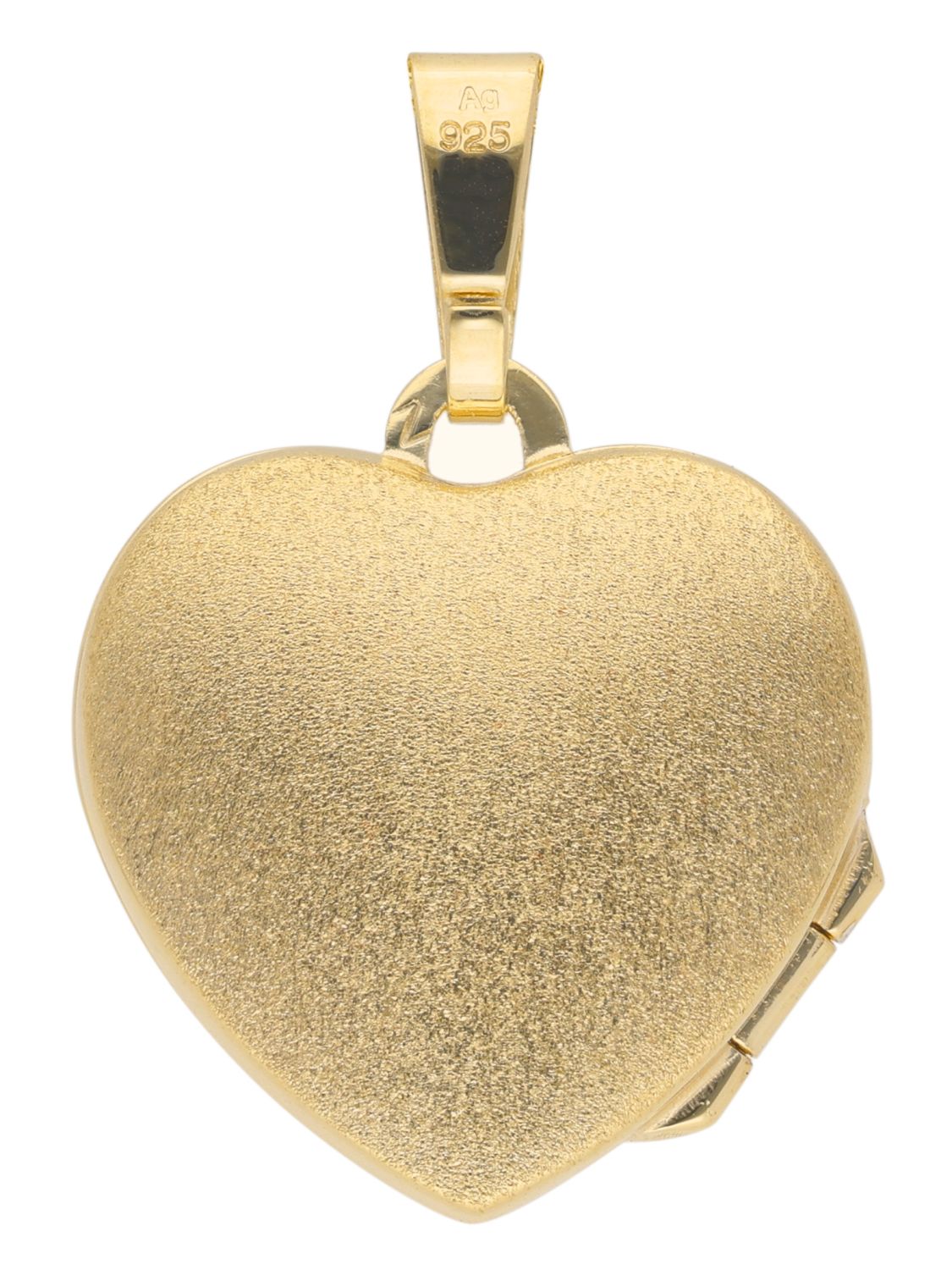 trendor Halskette Herz-Medaillon mit Silber Gold 925 15644 auf
