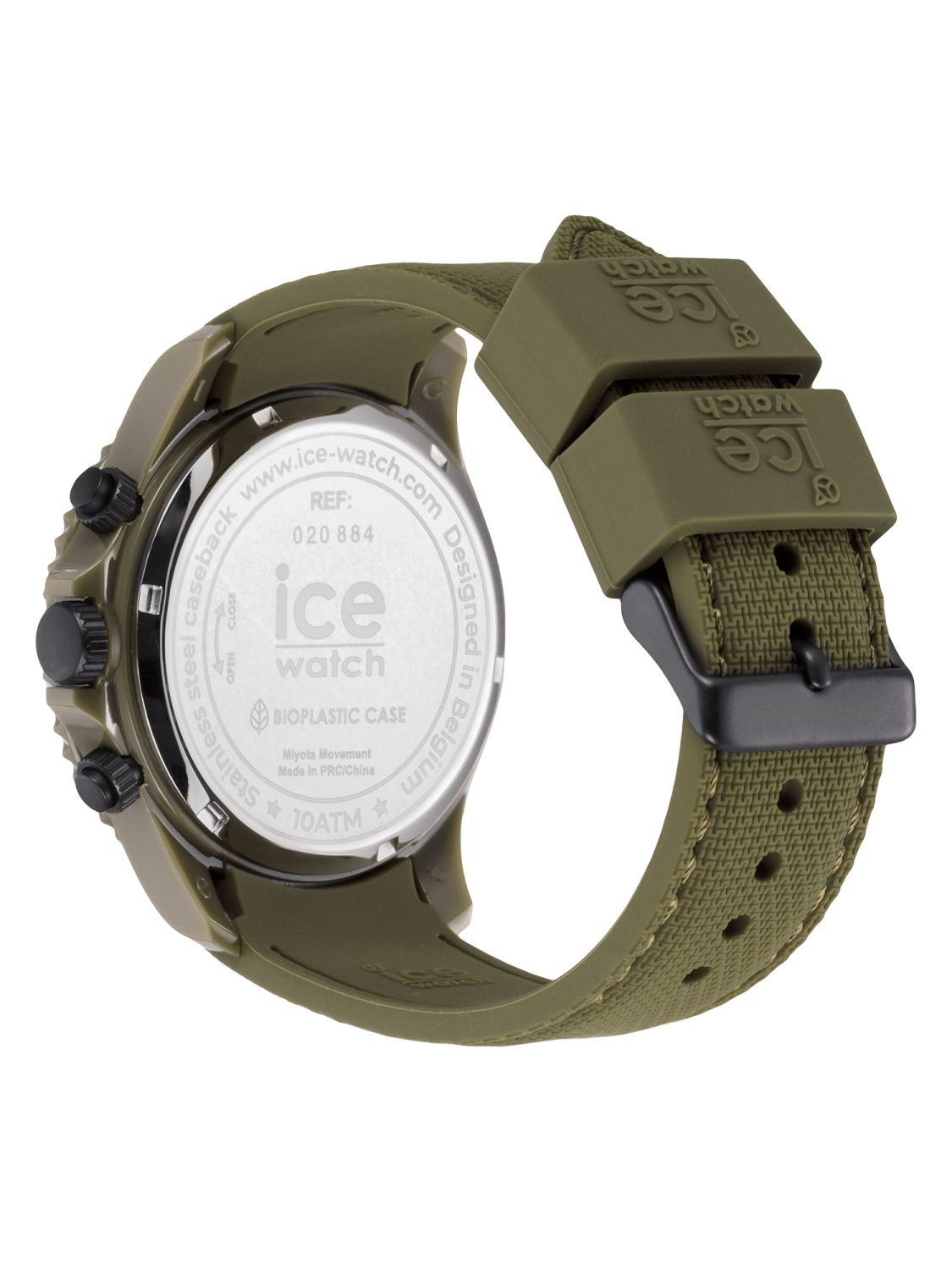 Ice-Watch Men\'s Watch ICE Chrono L Khaki Orange 020884 • uhrcenter