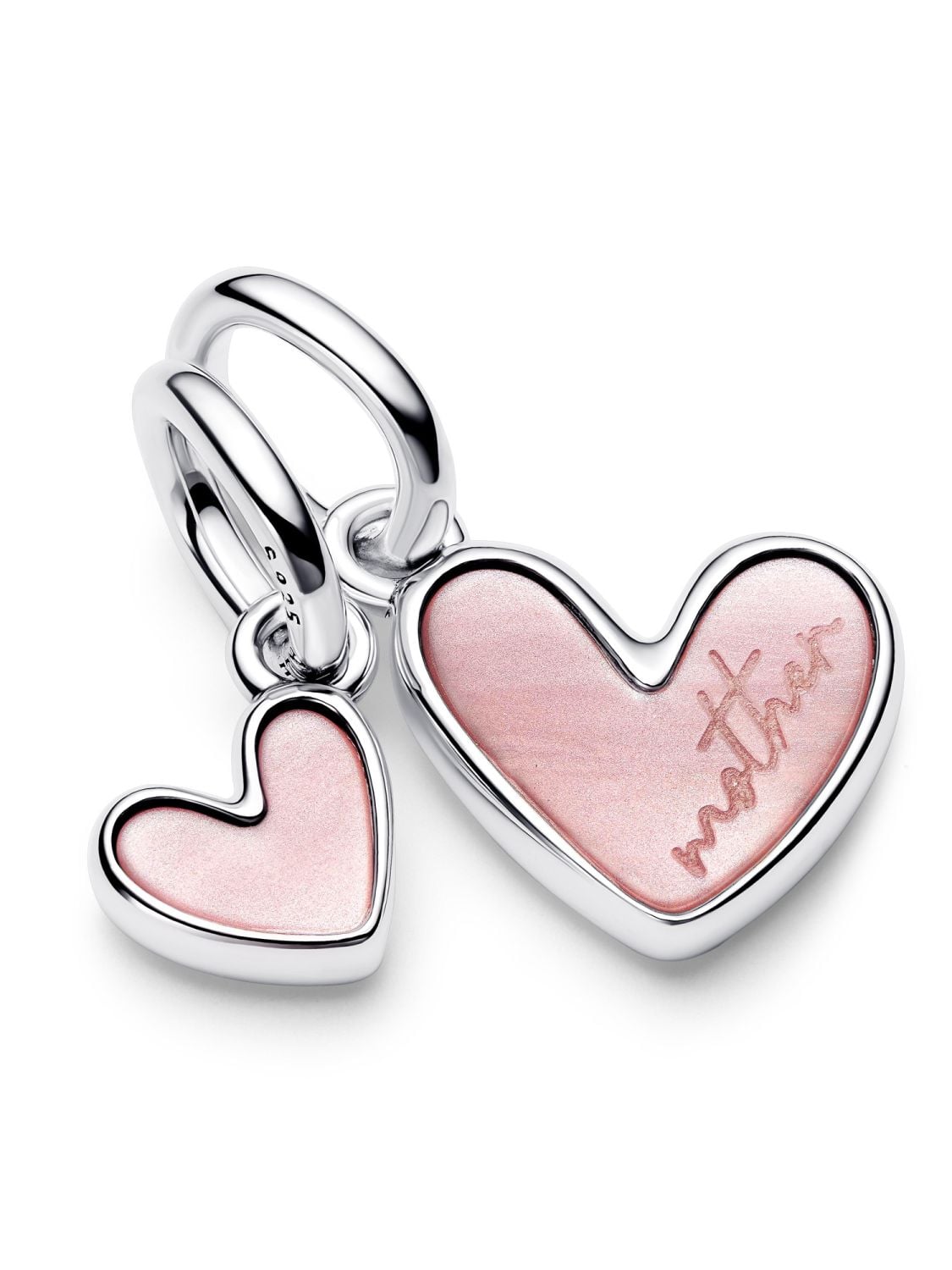 Pandora Charm Pendant Silver Mother and Daughter