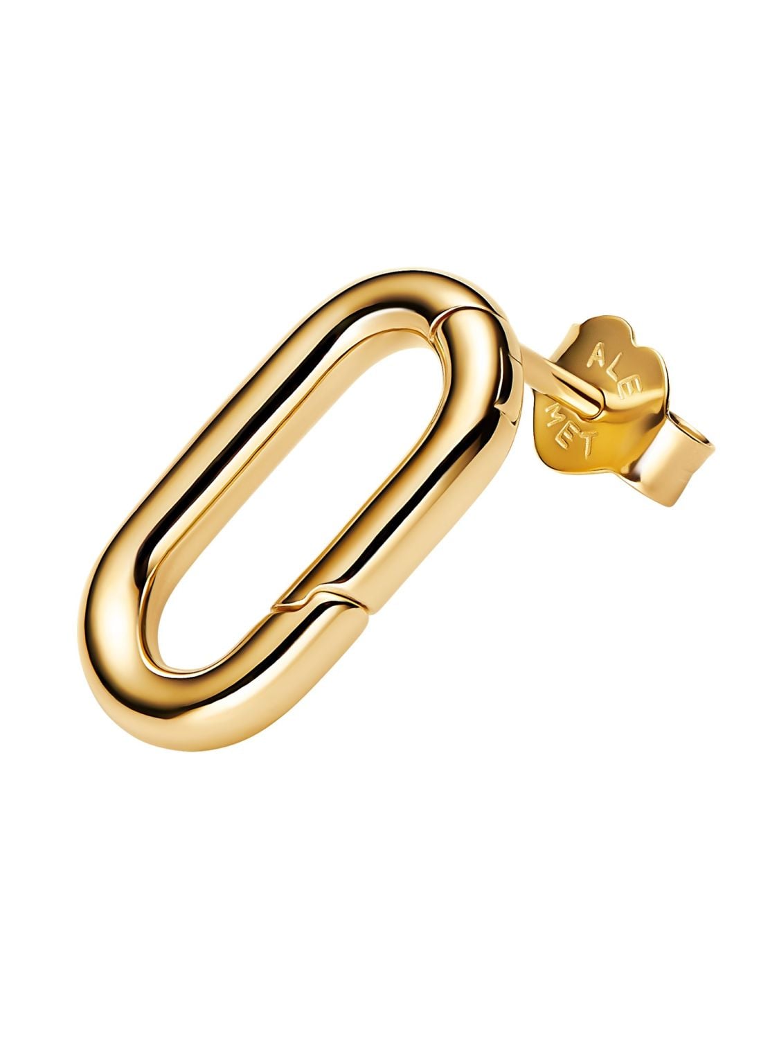 Pandora Single Ear Stud Link Earring Gold Tone 263856C00 • uhrcenter