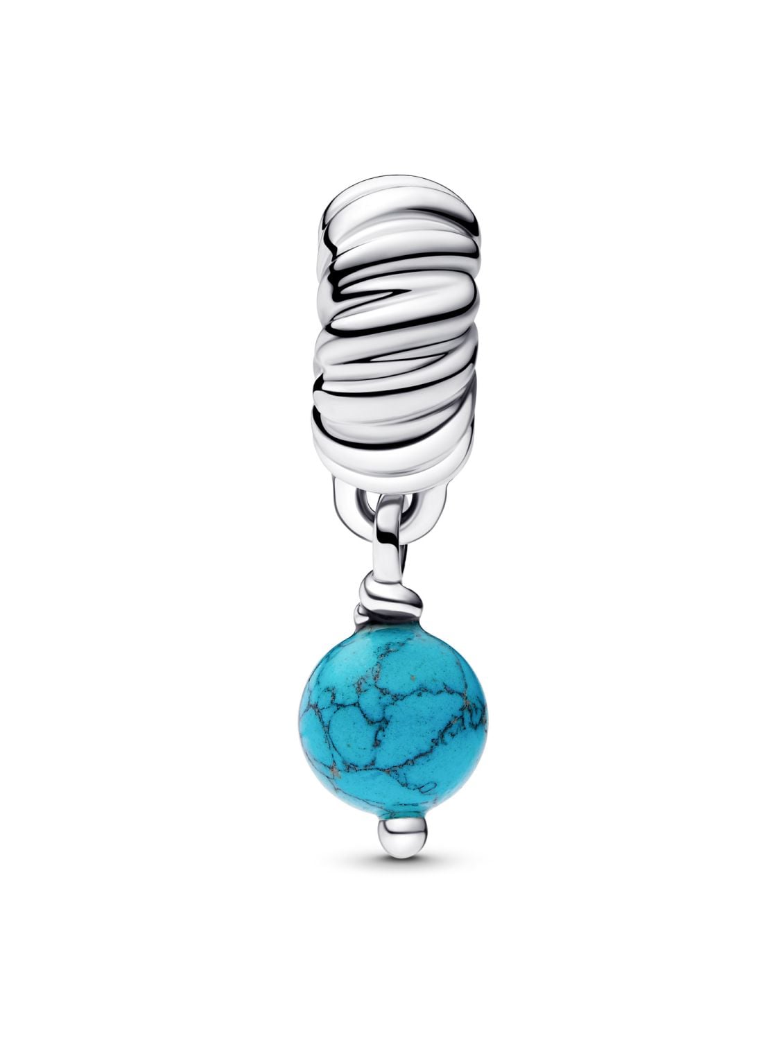 Pandora Dangle Charm Silver Turquoise 793901C01 • uhrcenter