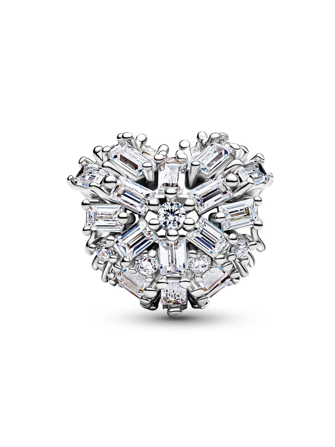 Pandora Silver Charm Sparkling Heart 794240C01 • uhrcenter
