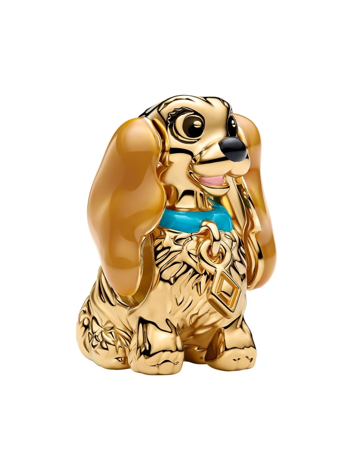 Pandora Charm Lady Gold-Tone Disney Lady and the Tramp