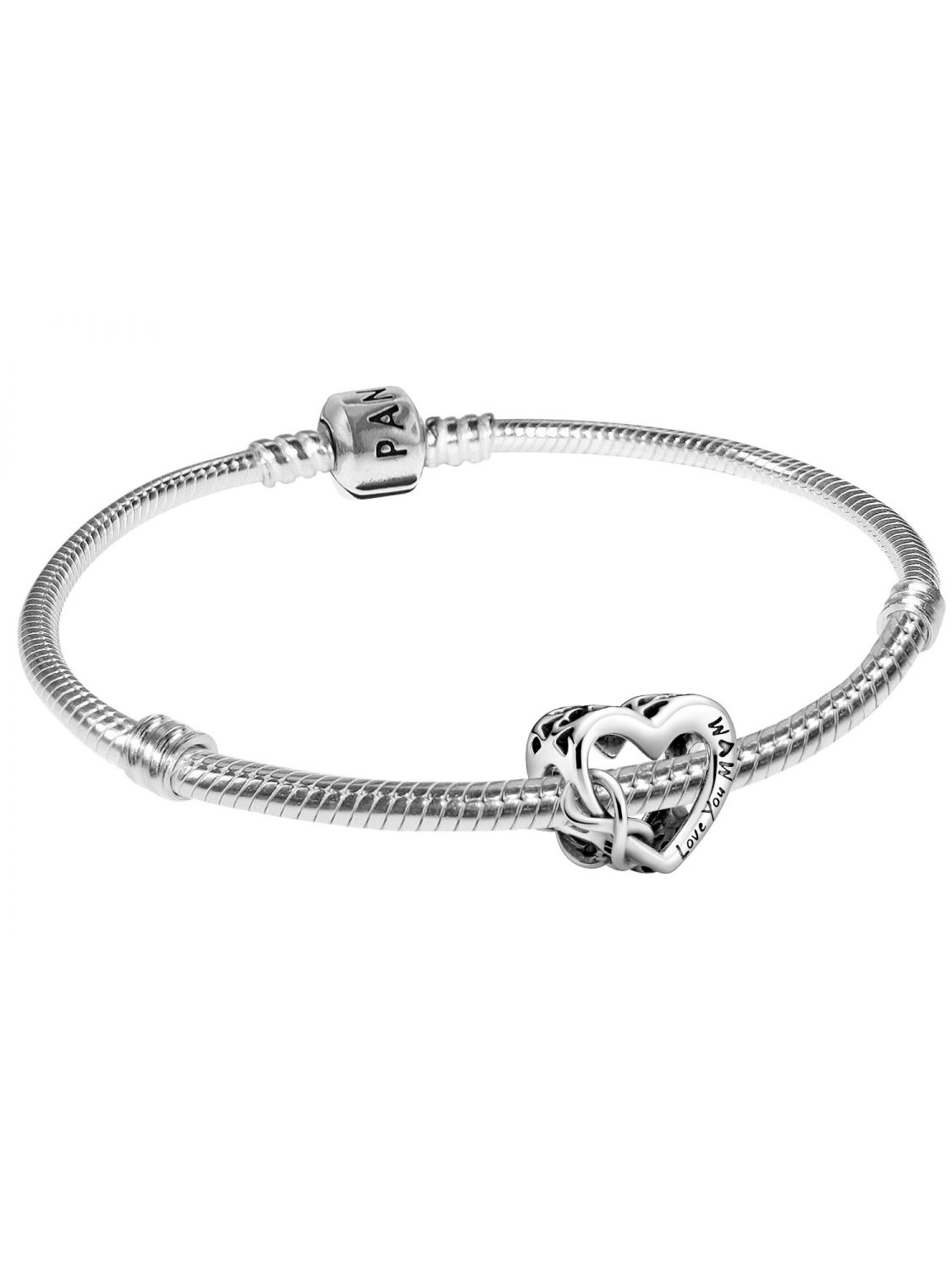 chop mouse shame Pandora 39496 Women's Bracelet Love You Mum Infinity Heart