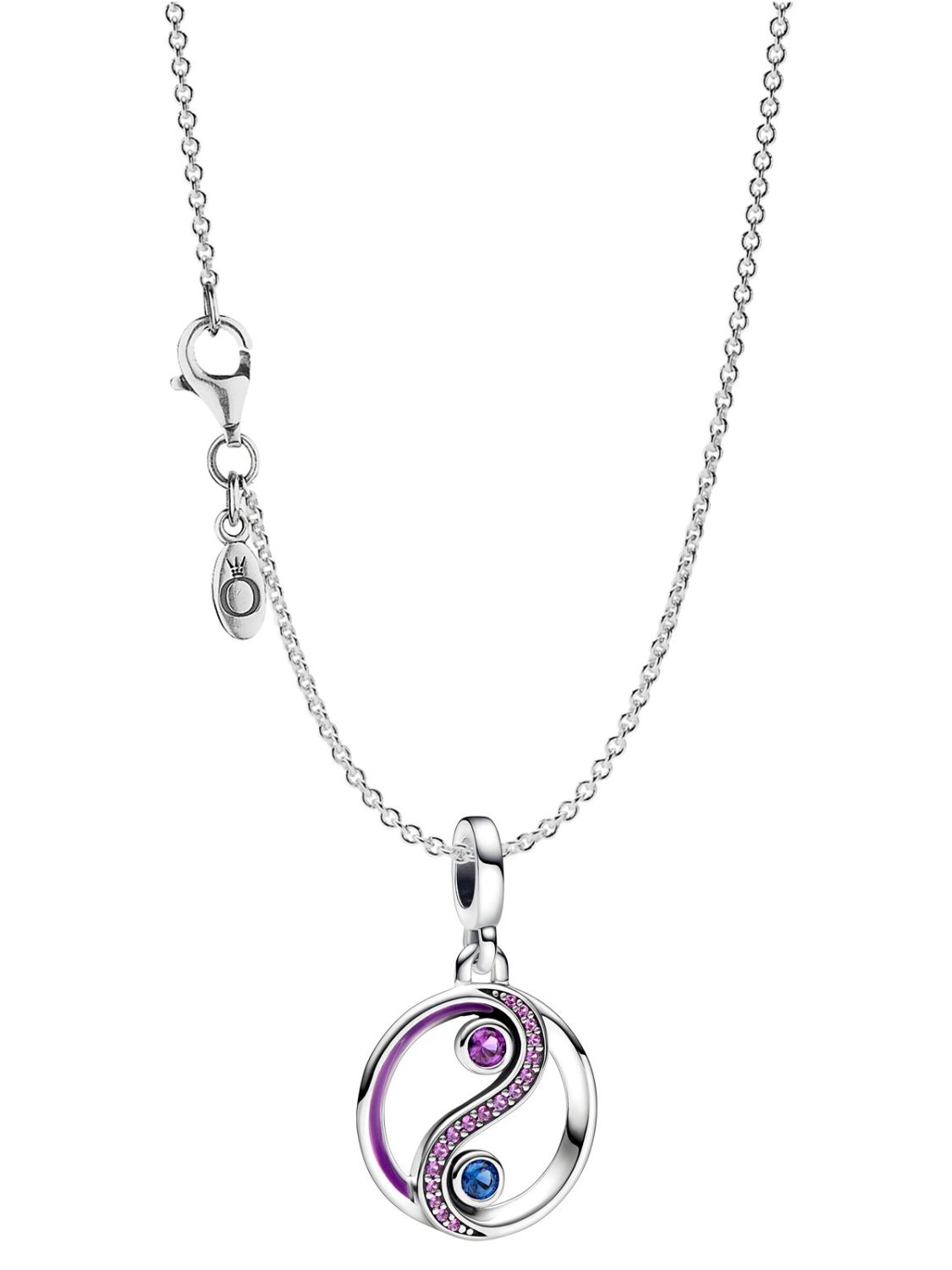 Pandora Women's Necklace 925 Balance Yin & Silver