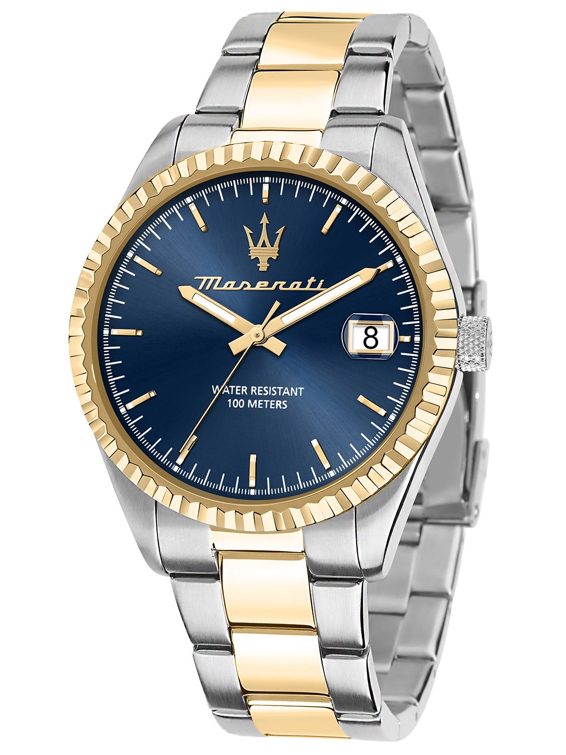R8853100027 uhrcenter • Maserati Herren-Armbanduhr Bicolor/Blau Competizione