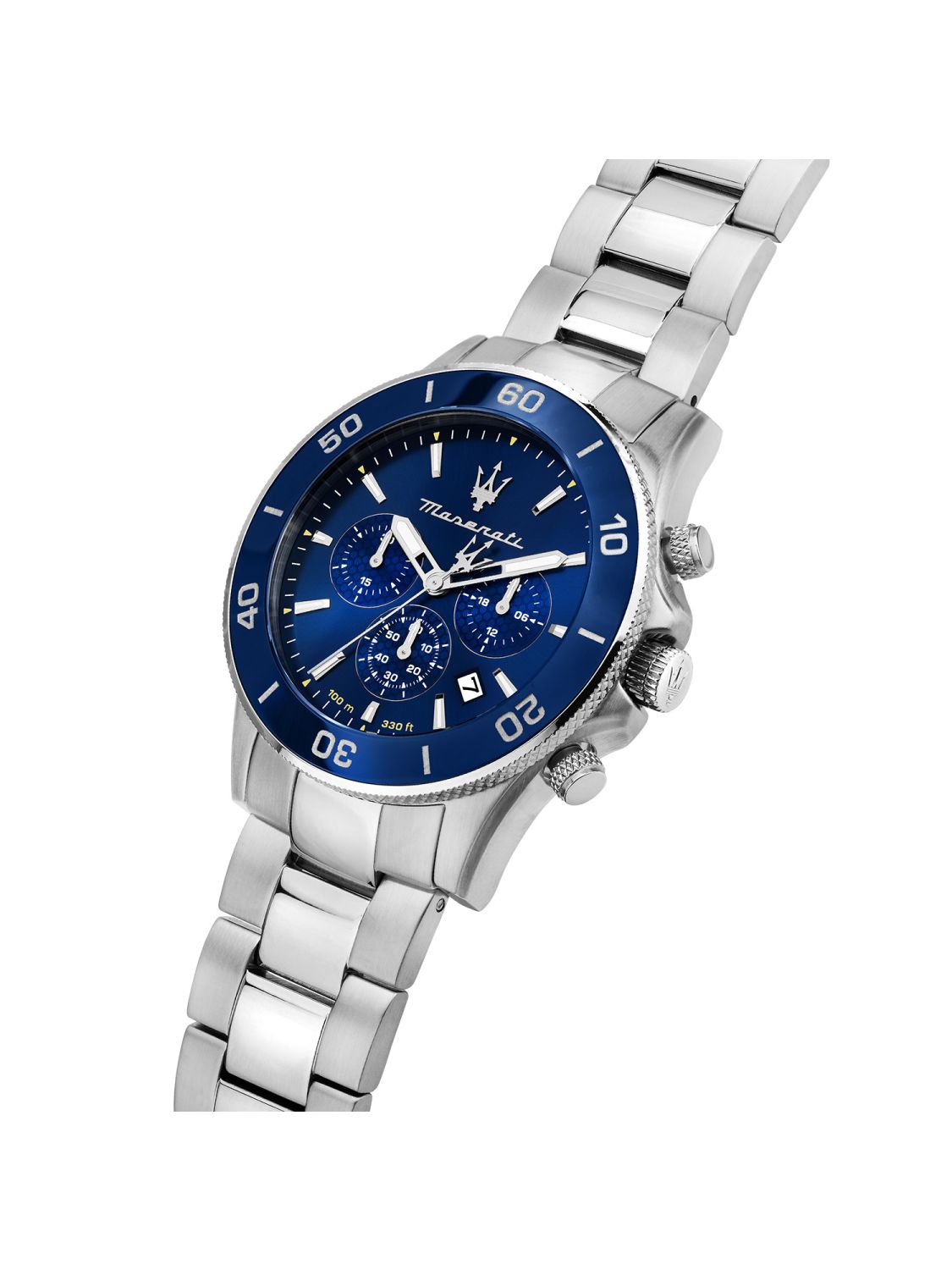 • R8873600002 uhrcenter Chronograph Competizione Herren-Armbanduhr Maserati Blau