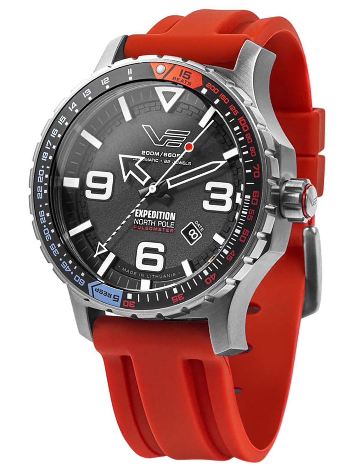 Vostok Europe Men's Watch Automatic Polar Legend Red/Black YN55-597A729 ...