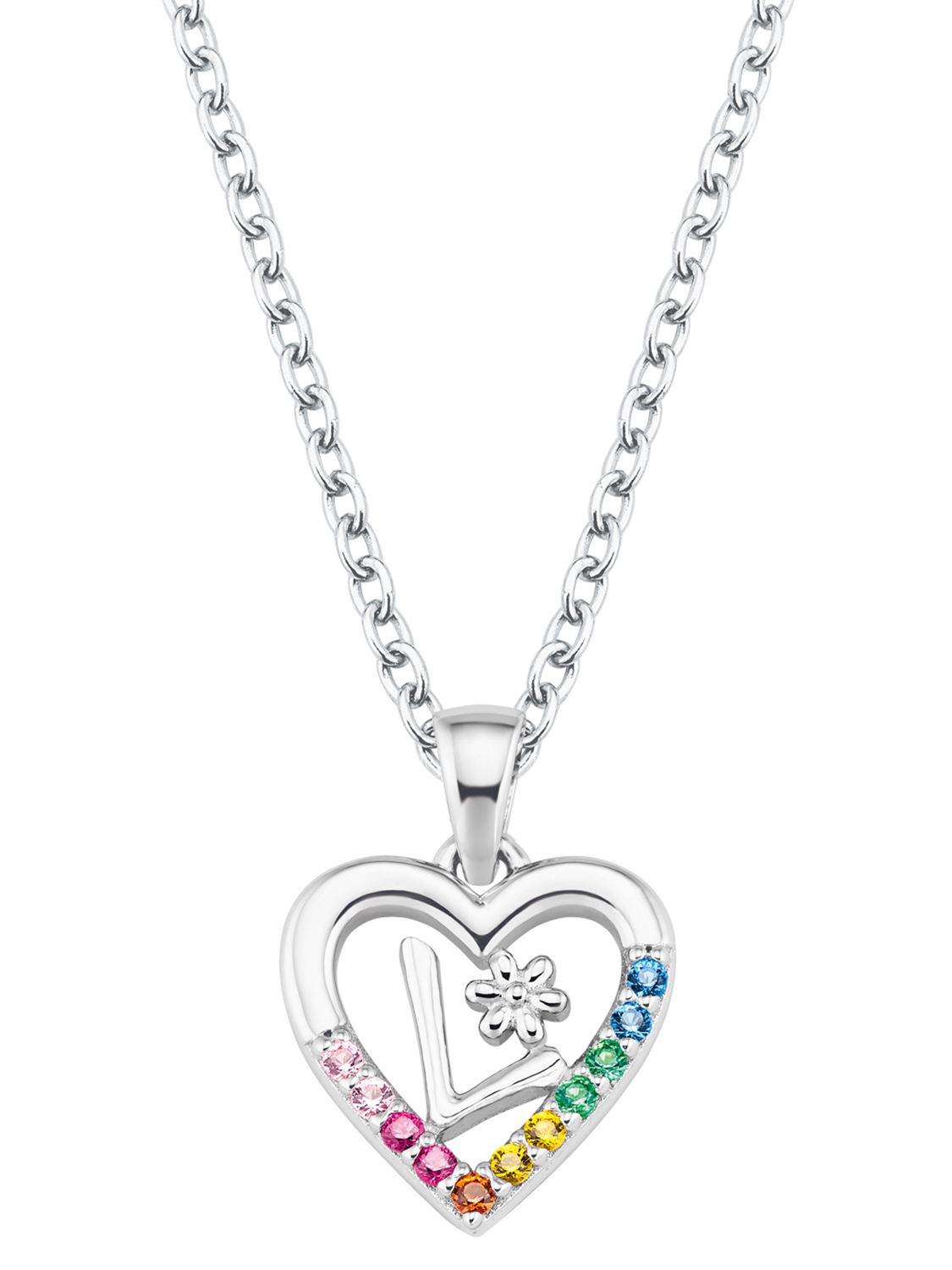 Prinzessin Lillifee Silber Kinder-Halskette Herz L 2027885 • uhrcenter