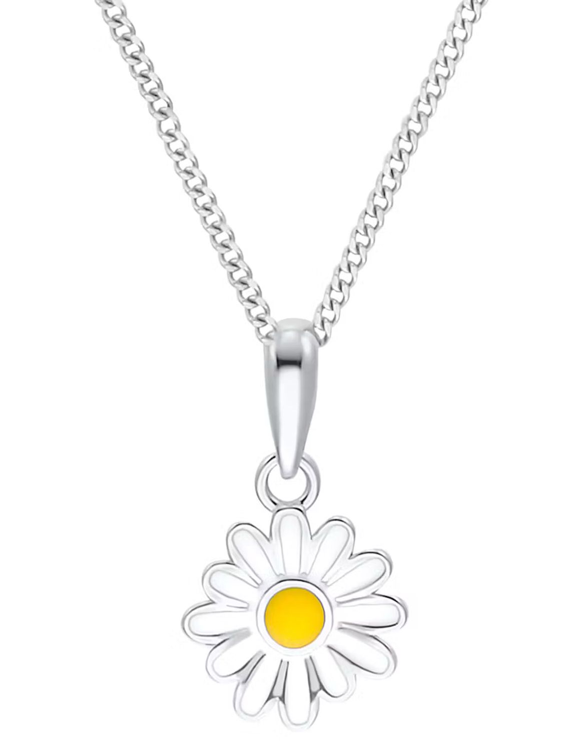 Kinder-Halskette uhrcenter 2036039 Silber Blume Lillifee mit Prinzessin •