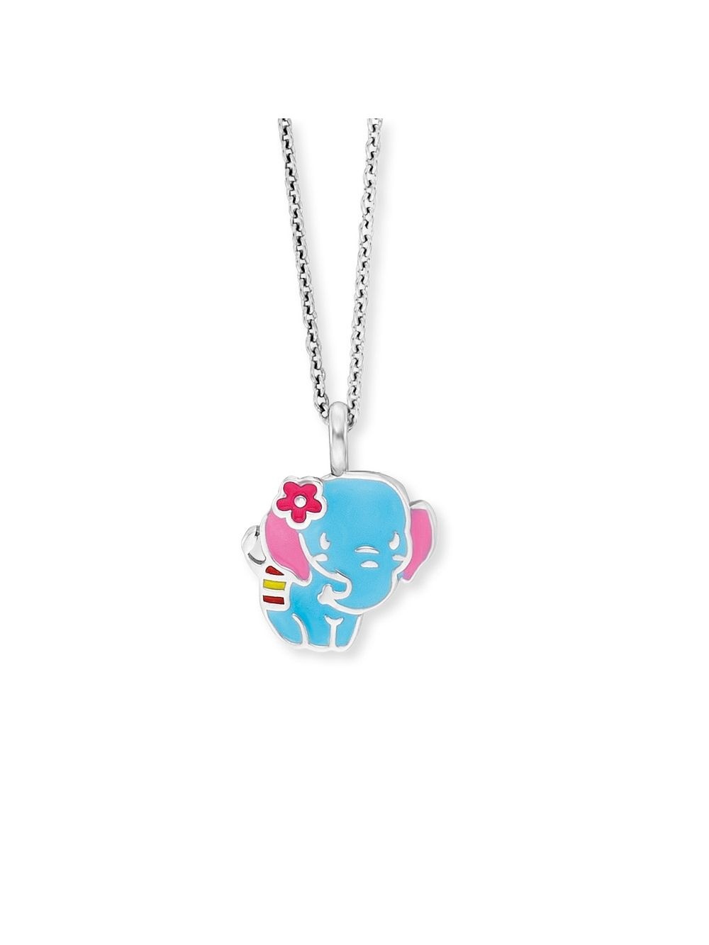 Herzengel Silber-Kette für Kinder HEN-ELEPHANT uhrcenter Elefant •