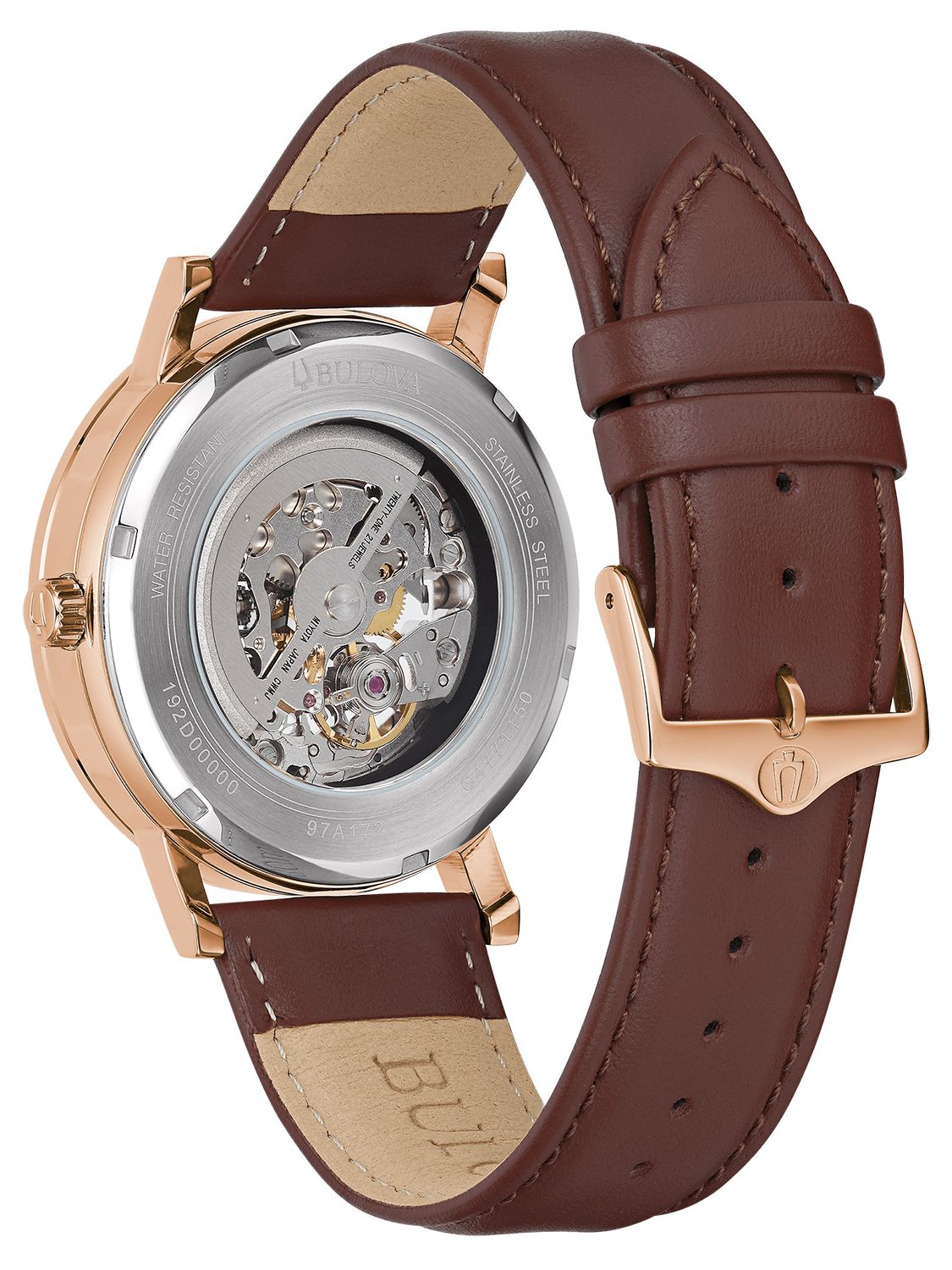 Bulova automatic 21 outlet jewels rose gold