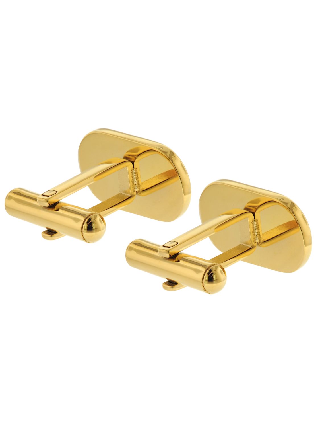 HUGO 50465865-710 Cufflinks Oval Gold Tone E-Classic