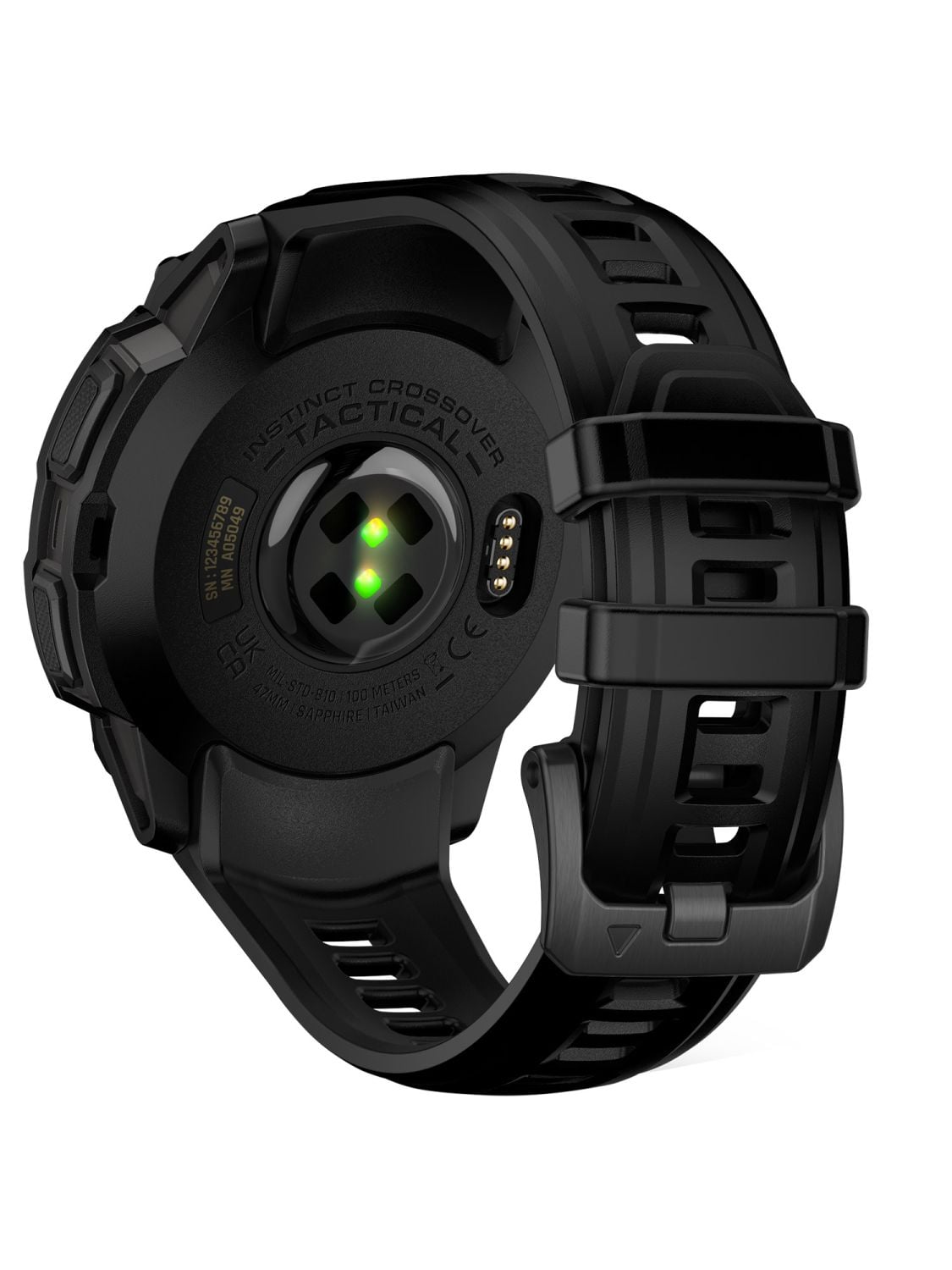 Garmin Instinct Crossover Amoled Tactical Smartwatch Black 010