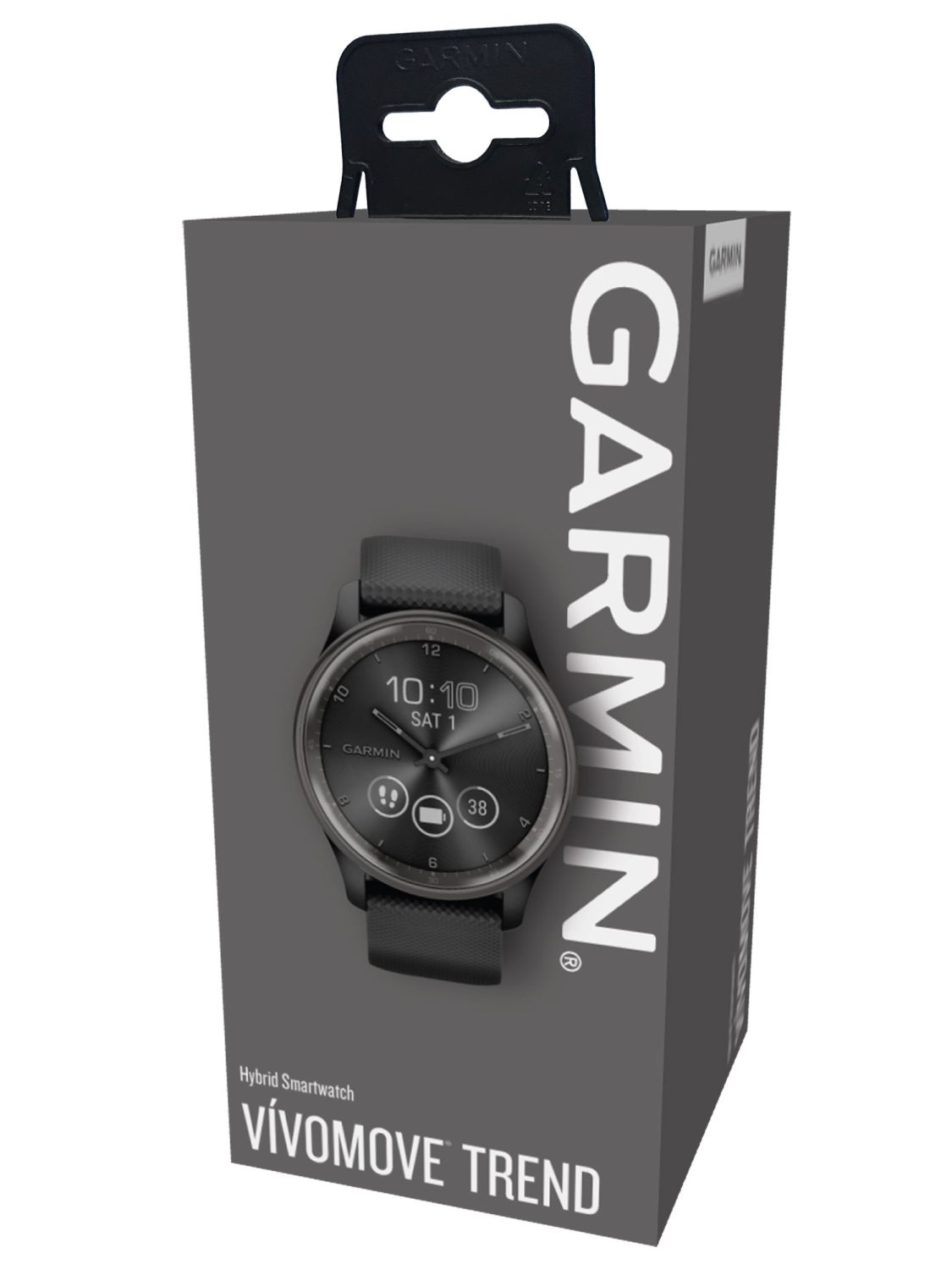 Garmin vivomove Trend Black Smartwatch - 010-02665-00