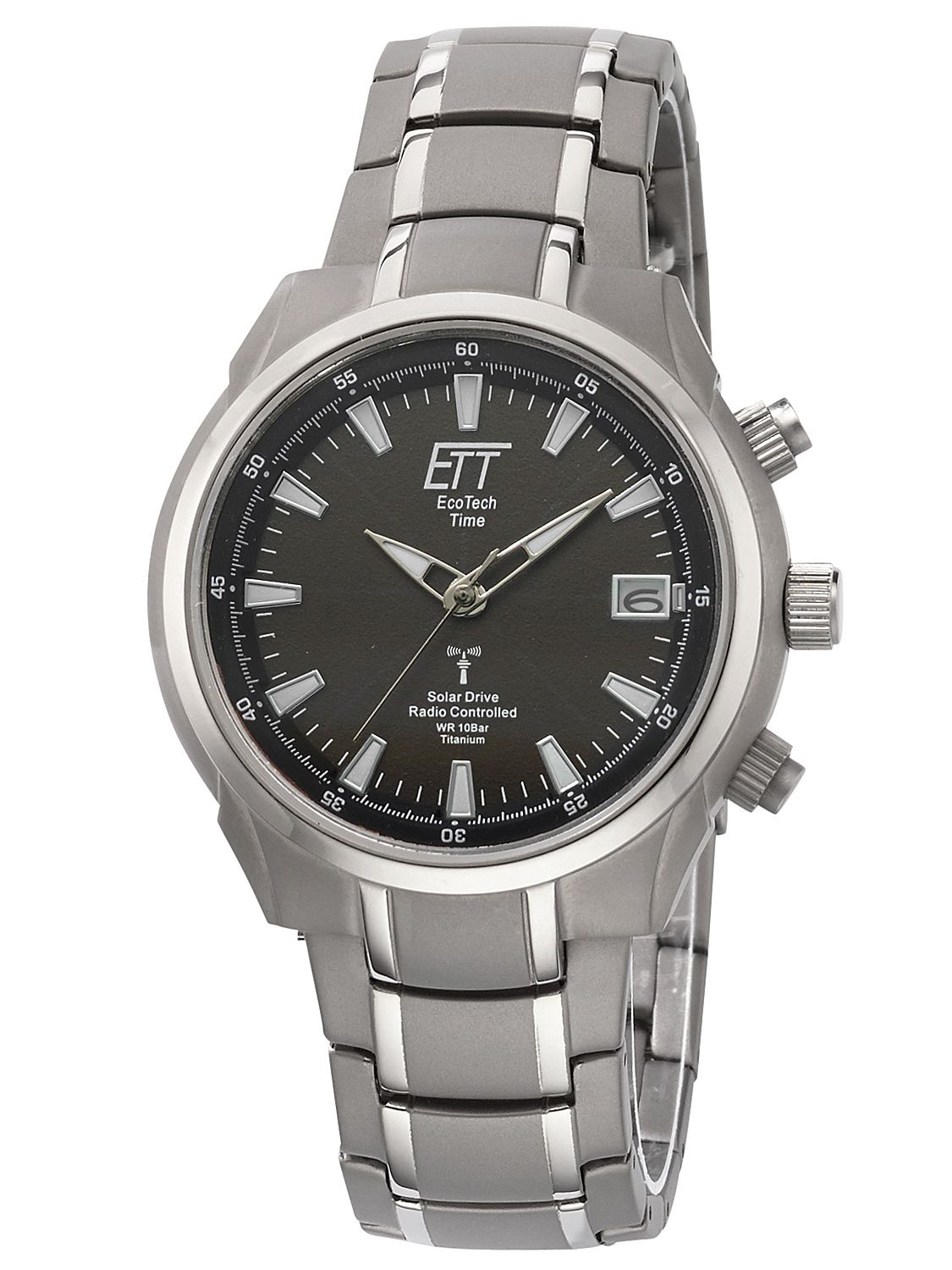 Tech Aquanaut ETT Funk Drive Solar II EGT-11340-61M Eco Herren-Armbanduhr • Time uhrcenter