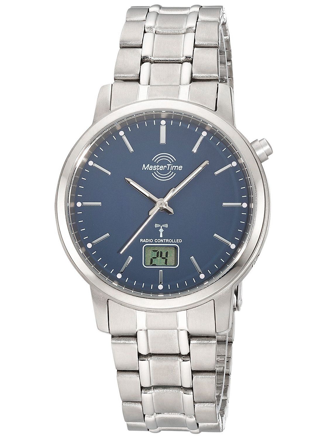 Master • uhrcenter Time Blau MTGT-10755-31M Titan Funk Herren-Armbanduhr