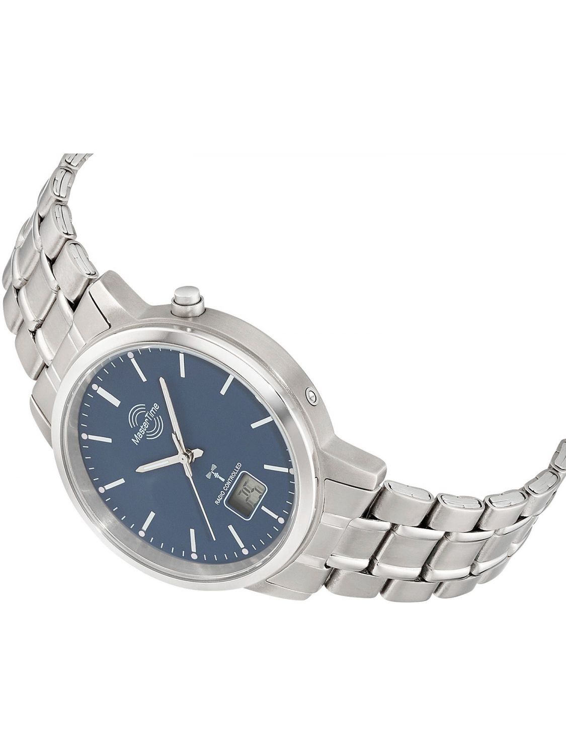 Herren-Armbanduhr Time Master • MTGT-10755-31M Funk uhrcenter Titan Blau