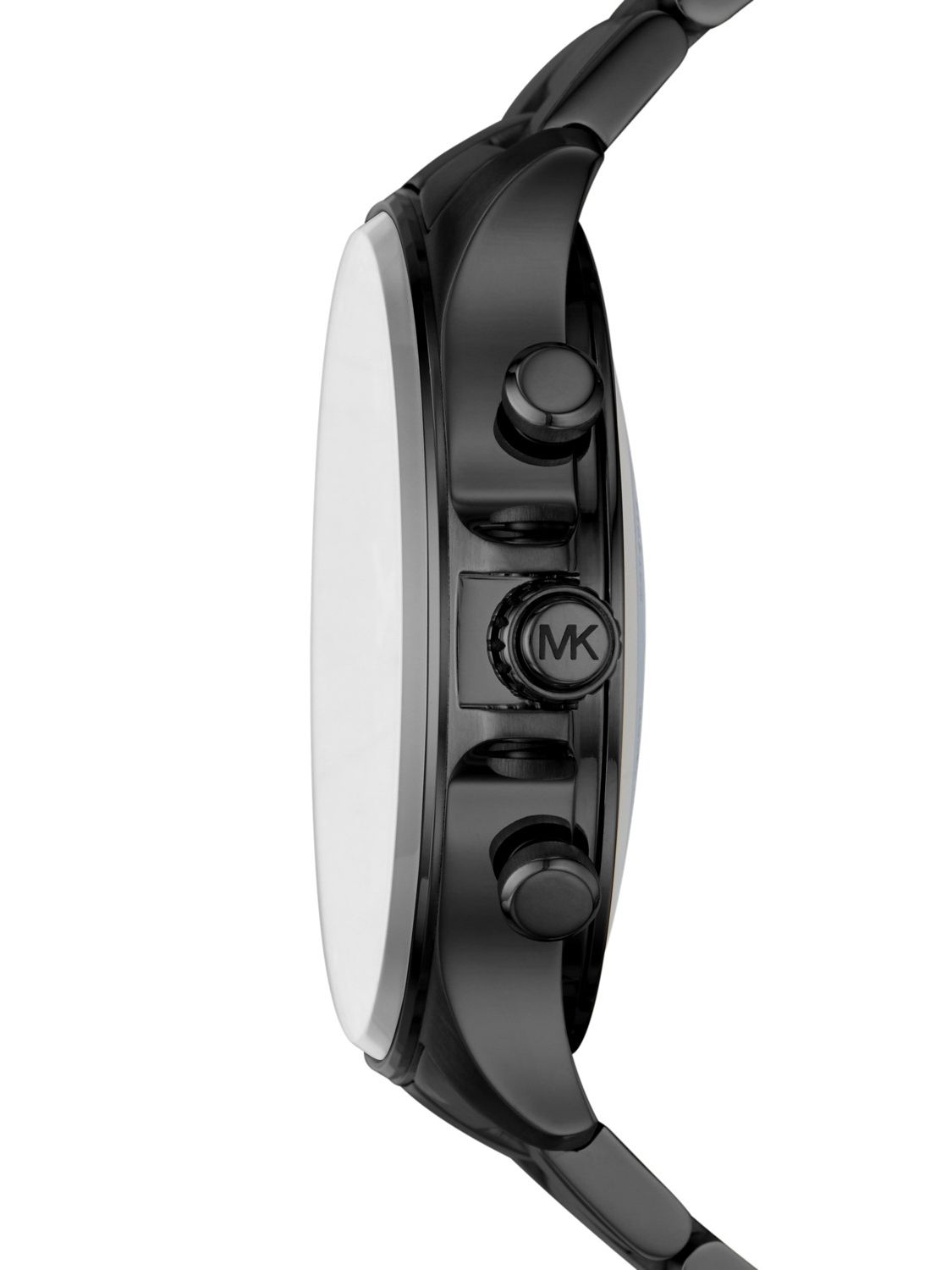 michael kors black hybrid reid watch