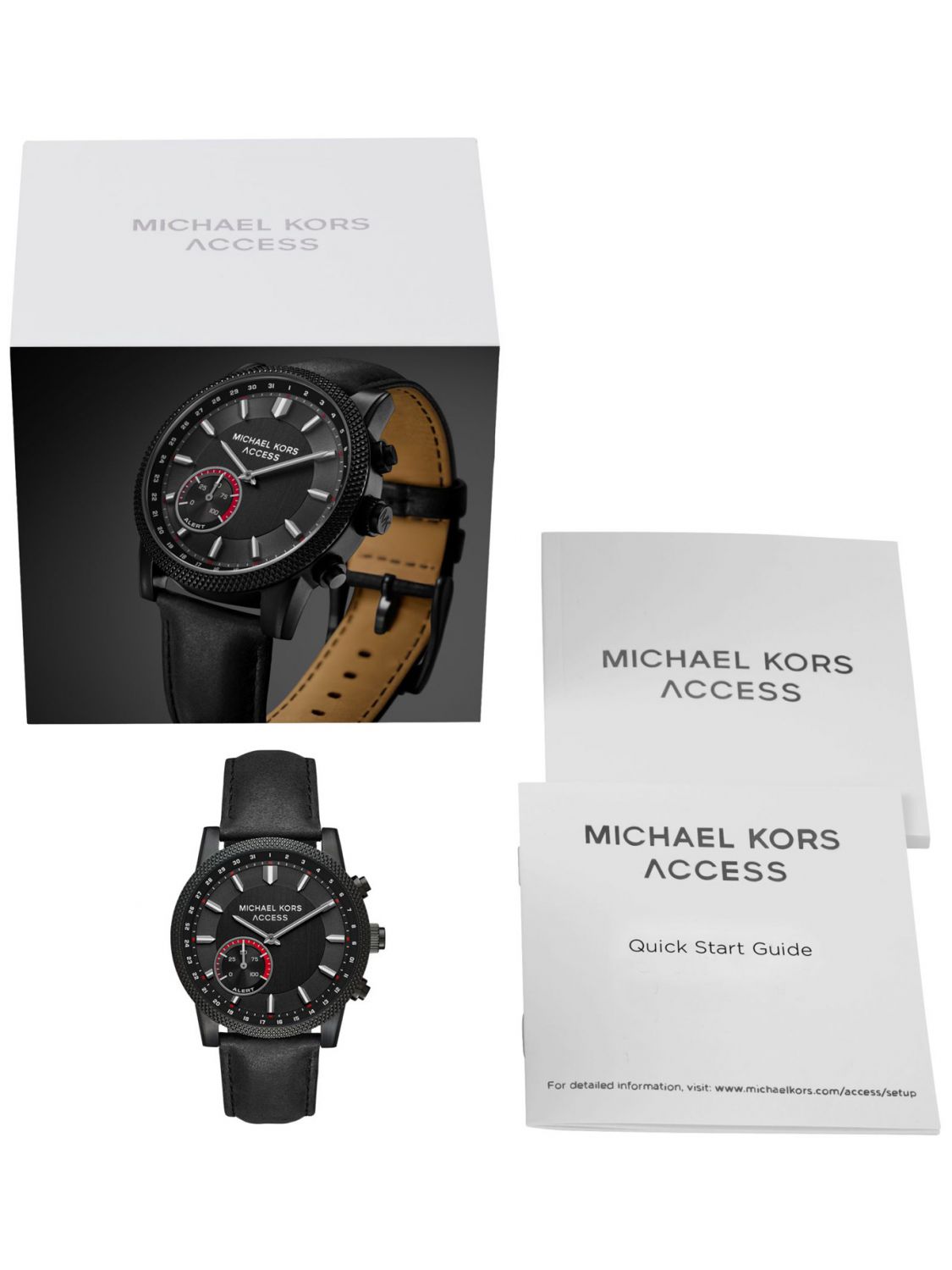 how to set time on michael kors hybrid watch