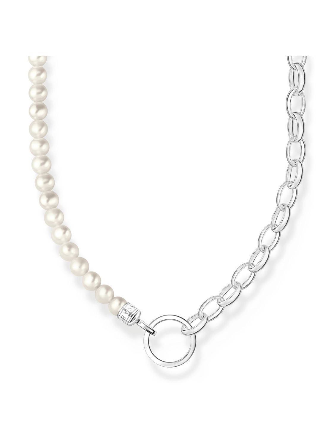 Thomas Sabo Damen-Kette für Charms Silber und Weiße Perlen  KE2188-082-14-L45v • uhrcenter