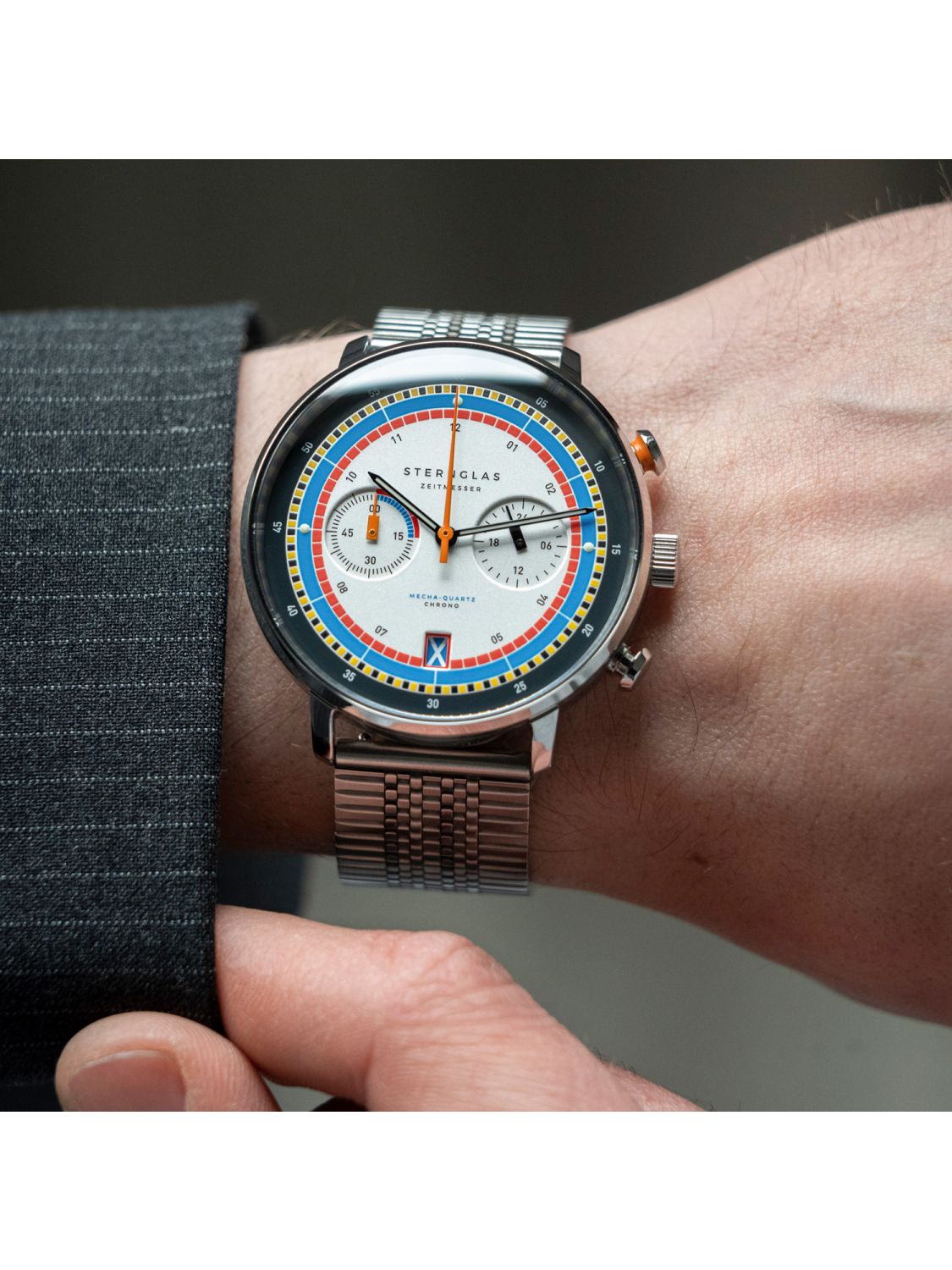 Sternglas Herrenuhr Hamburg Chrono Regatta S01-HC36-ME08 • uhrcenter
