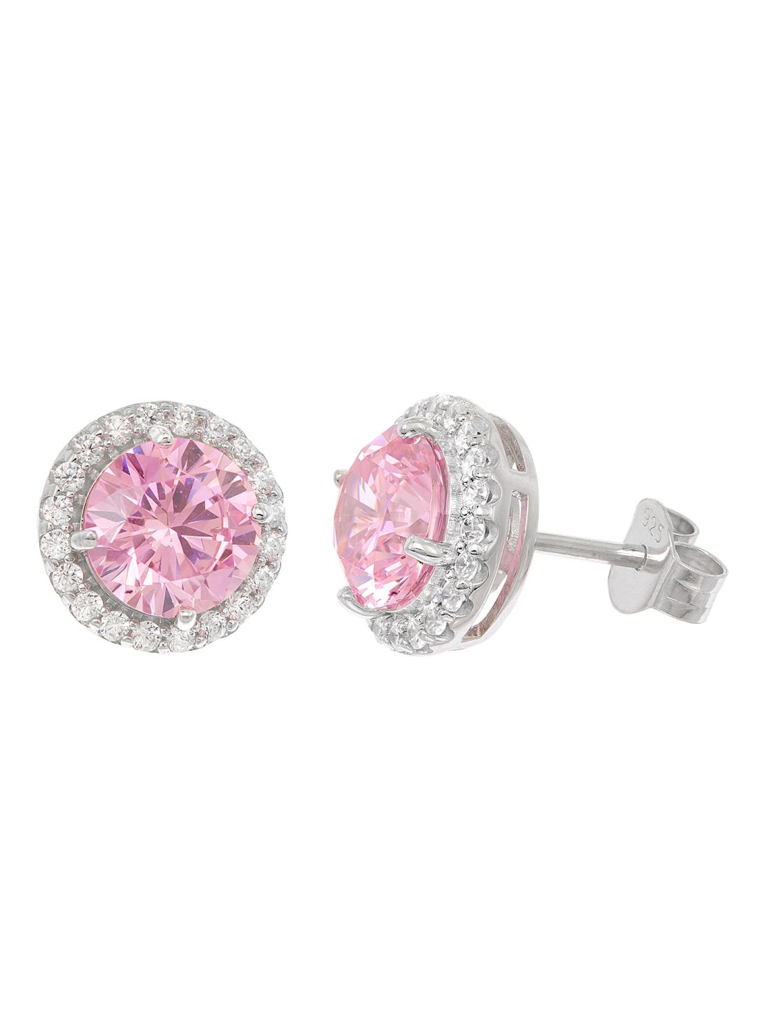 ●kindababy● peony double cubic earring clothing2 Double Pink Sapphire Draped Earring (single) | Catbird