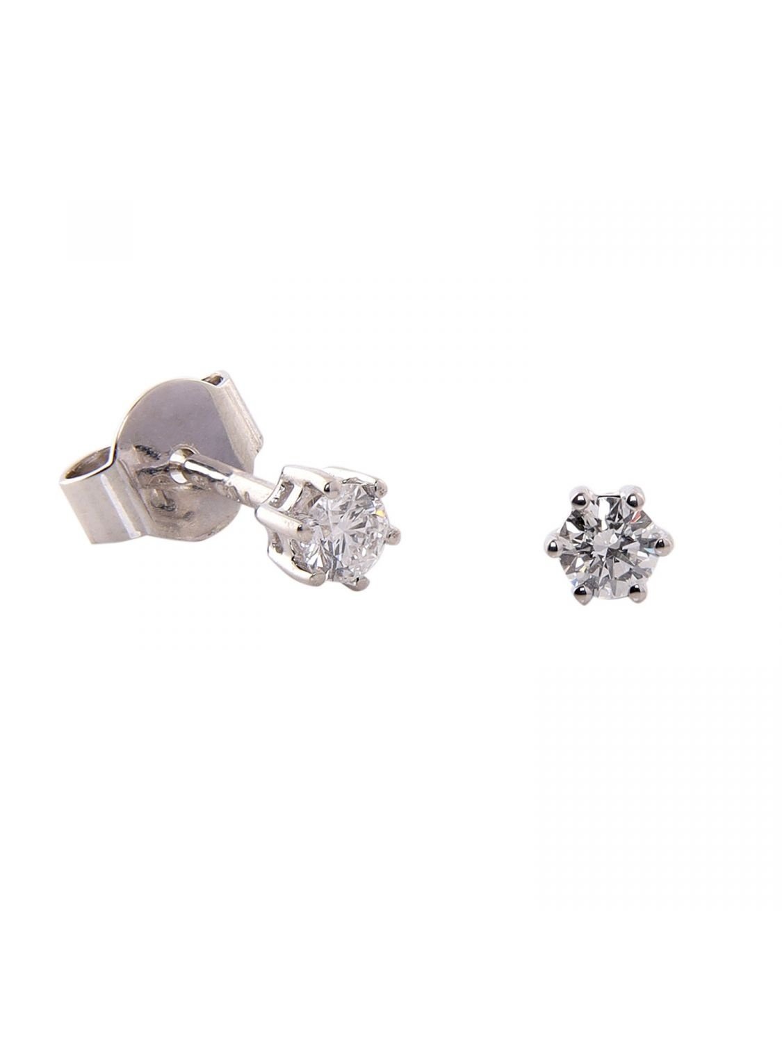 Acalee Damen-Ohrringe 585 Weißgold • 70-1006-20 0,20 Karat uhrcenter Ohrstecker Diamant