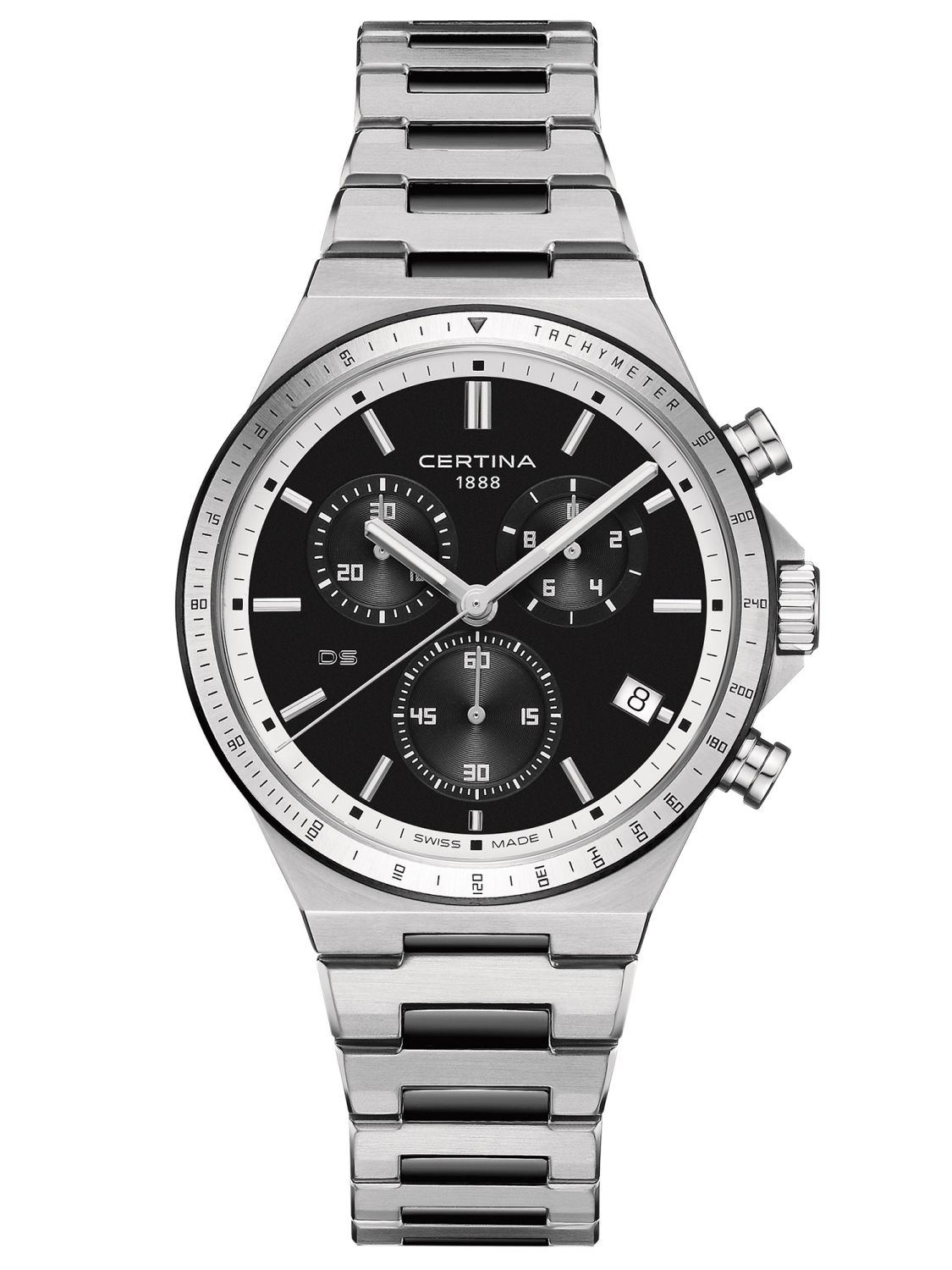 Certina Men's Watch DS-7 Chronograph Steel/Black C043.417.22.051.00 ...