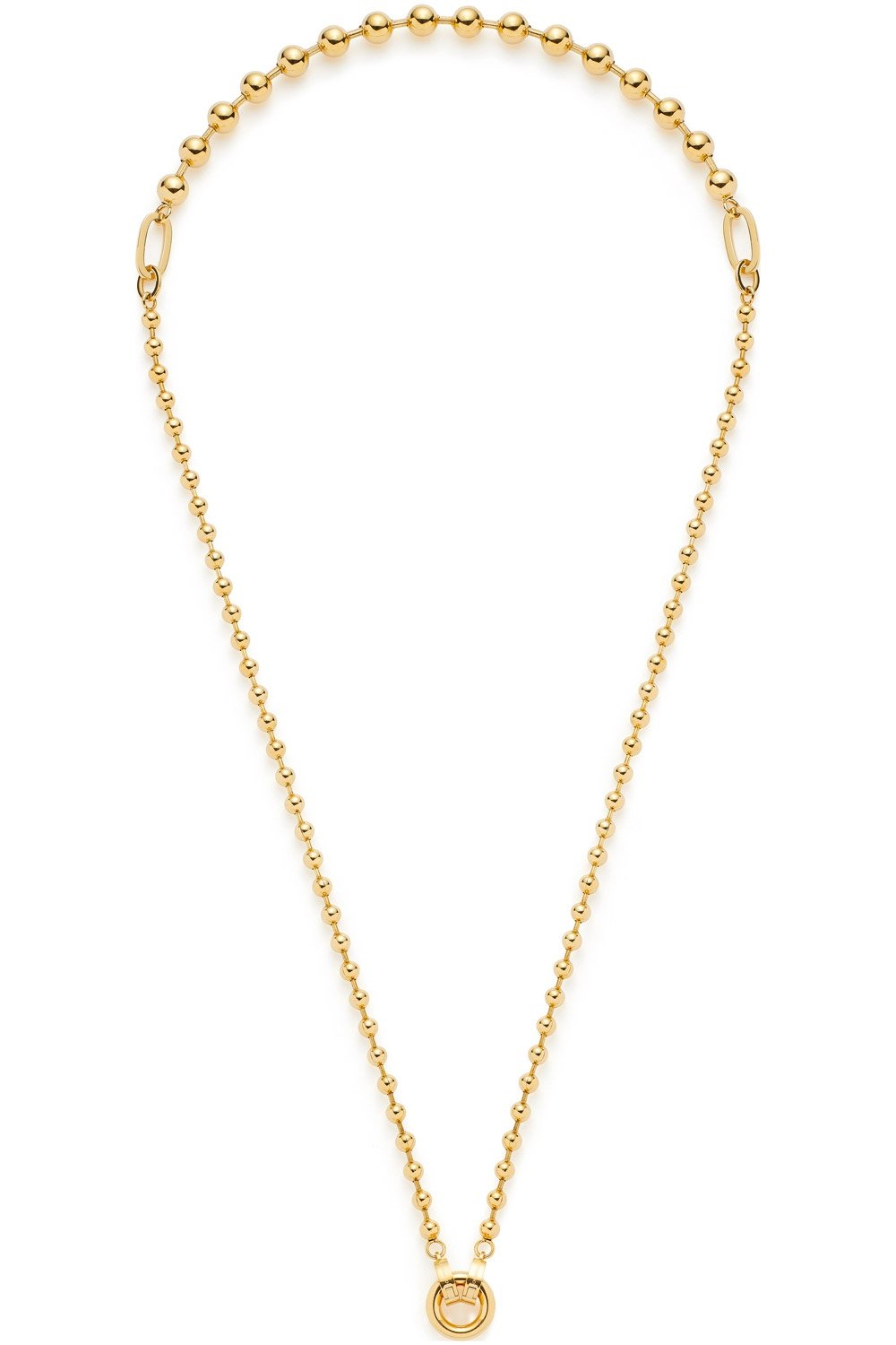 Leonardo 024923 Damen-Kette Dotty Goldfarben 60 cm Clip & Mix