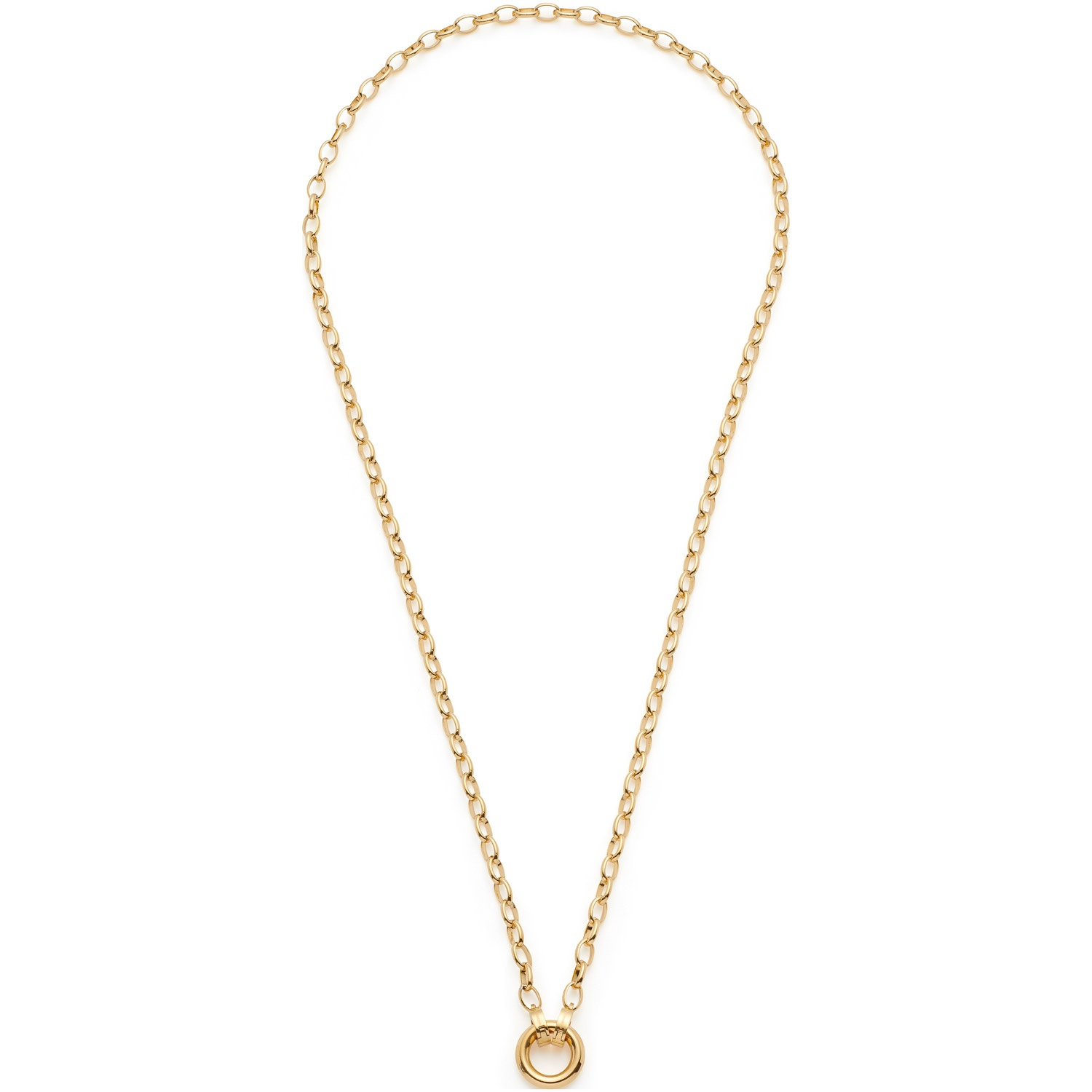 Leonardo 025758 Damen-Kette Tomke Goldfarben 50 cm Clip & Mix