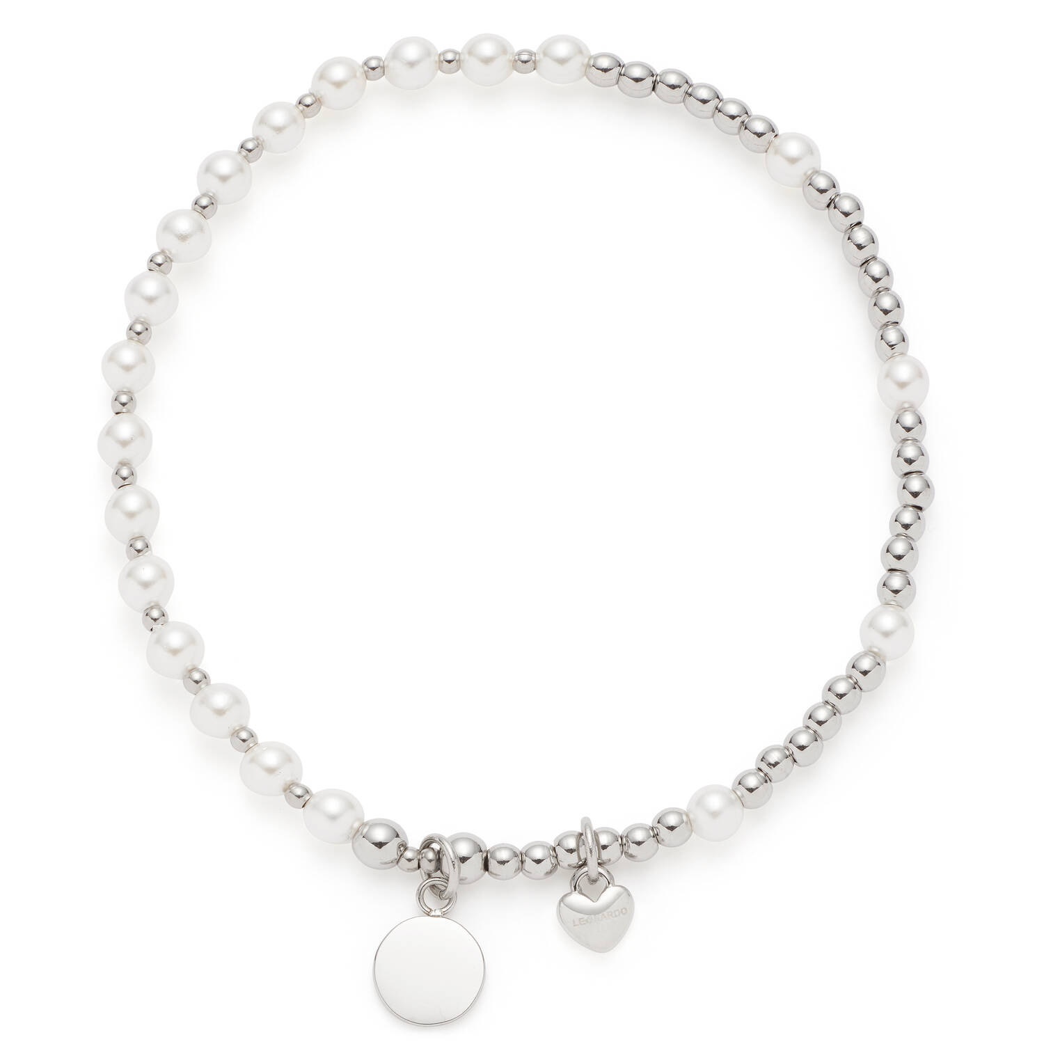Leonardo 026305 Damenarmband Liara You & Me Ciao Silberfarben/Perle