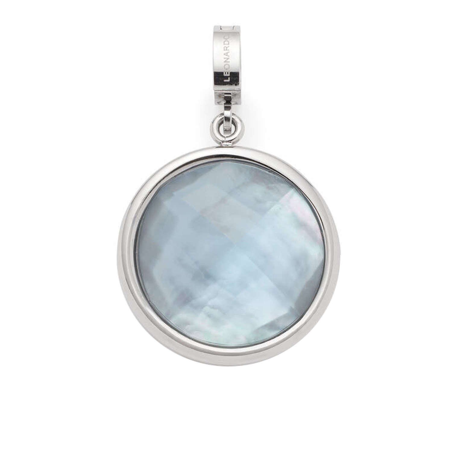 Leonardo 026676 Anhänger Minka Silberfarben/Hellgrau Clip & Mix