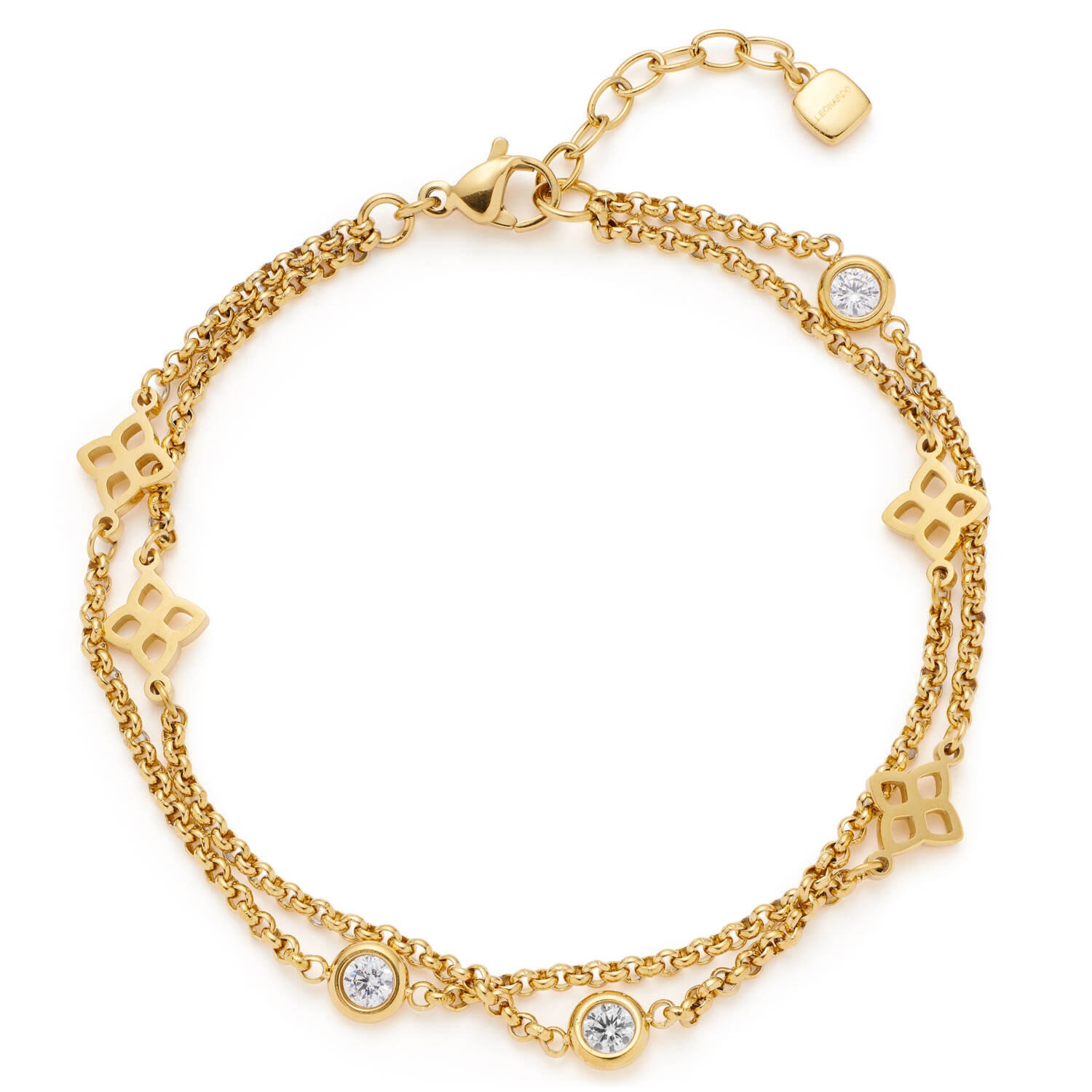 Leonardo 026241 Damenarmband Ruth Goldfarben