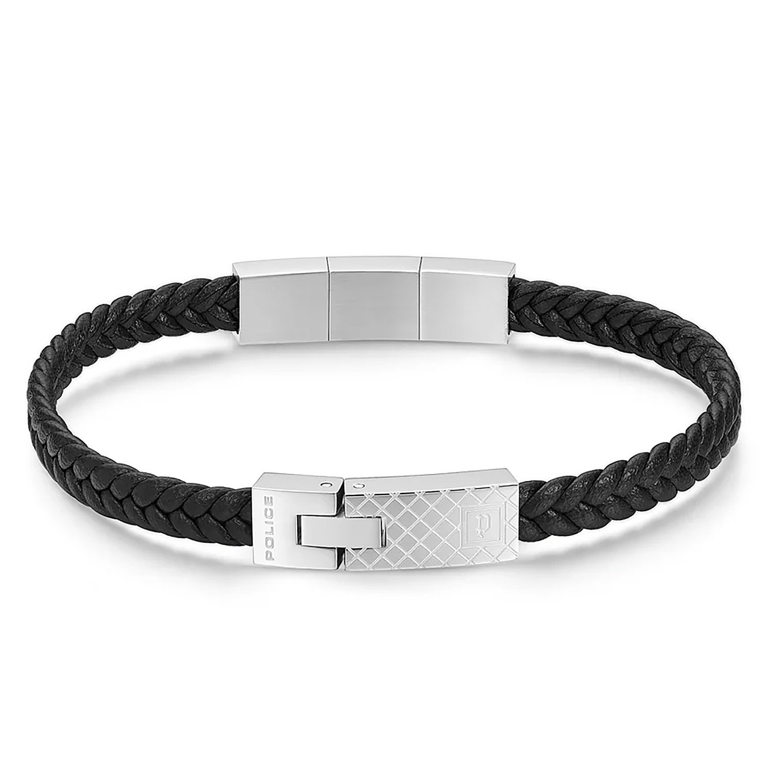 Police PEAGB0039502 Herrenarmband Intersect Schwarz