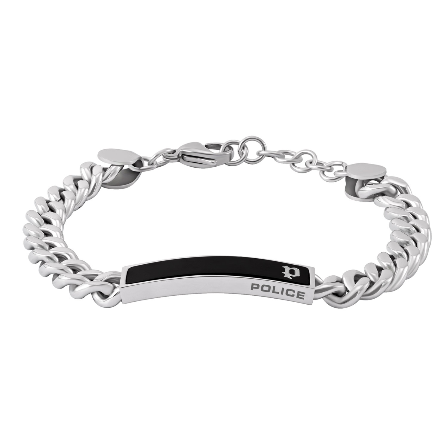 Police PEAGB0010402 Herrenarmband Strip II Edelstahl/Schwarz Police PEAGB0010402 Herrenarmband Strip II Edelstahl/Schwarz