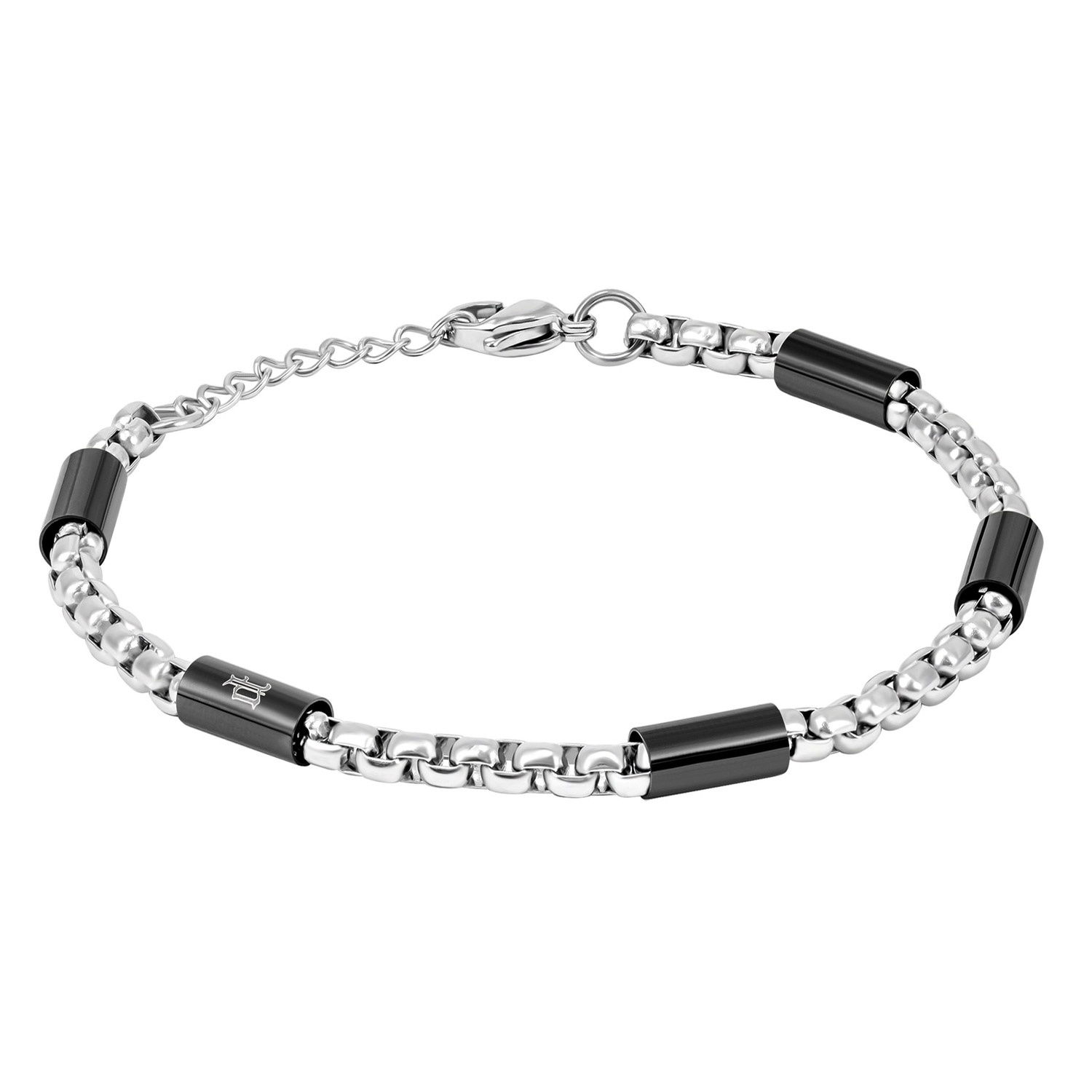 Police PEAGB0078502 Herren-Armband Radius Edelstahl/Schwarz