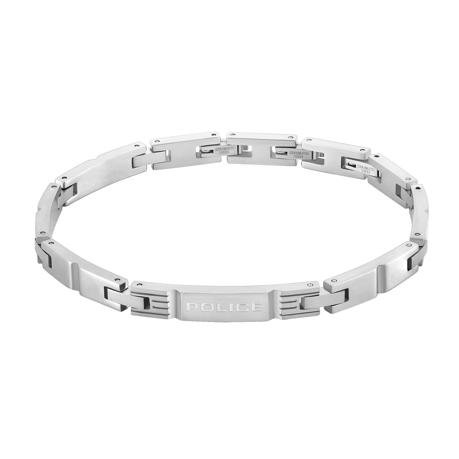 Police PEAGB0082701 Herren-Armband Edelstahl Flatforge