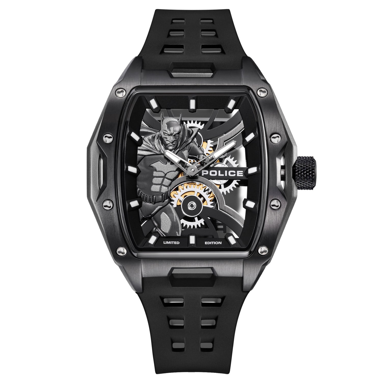 Police Police PEWGM0075301 Herrenuhr Quarz Schwarz Gotham