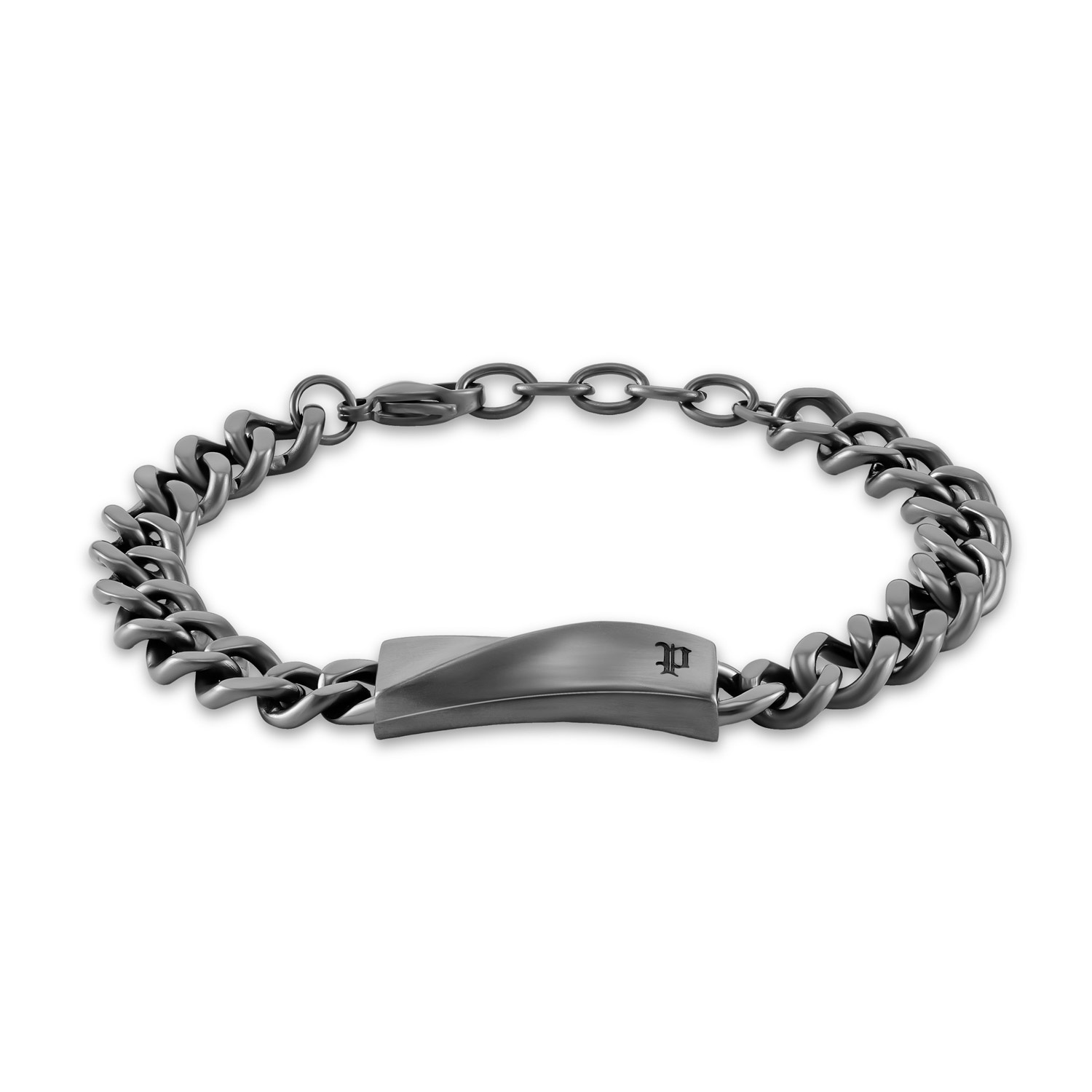 Police PEAGB0081703 Herren-Armband Contorto Grau