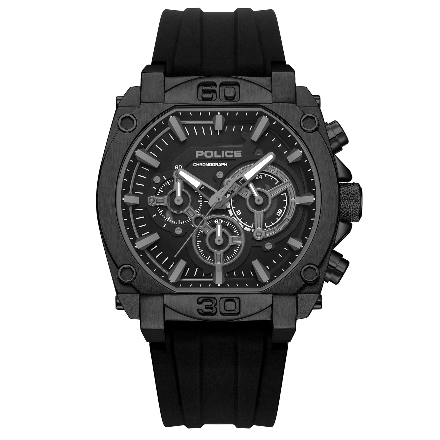 Police Police PWEGO0092901 Herrenuhr Quarz Chronograph Norwood Schwarz