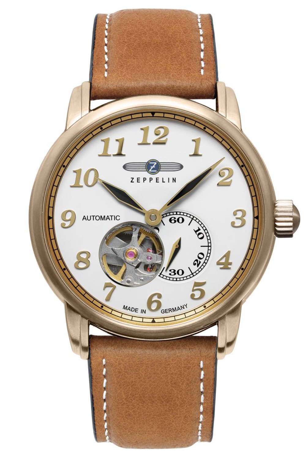 Zeppelin 7664-1 Herren-Automatikuhr LZ127 Graf Zeppelin Roségoldfarben