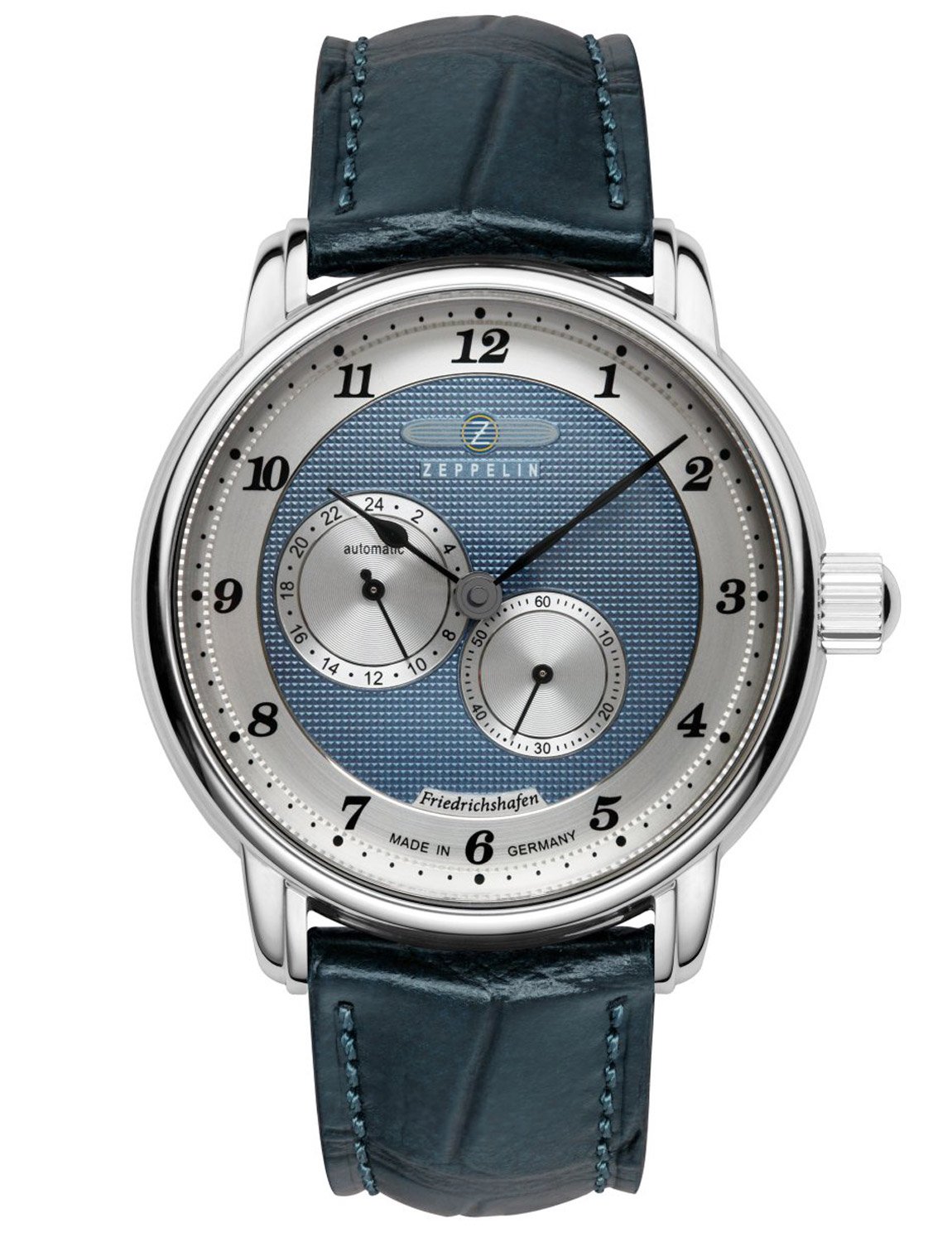 Zeppelin 8568-3 Herrenuhr Automatik Friedrichshafen Blau