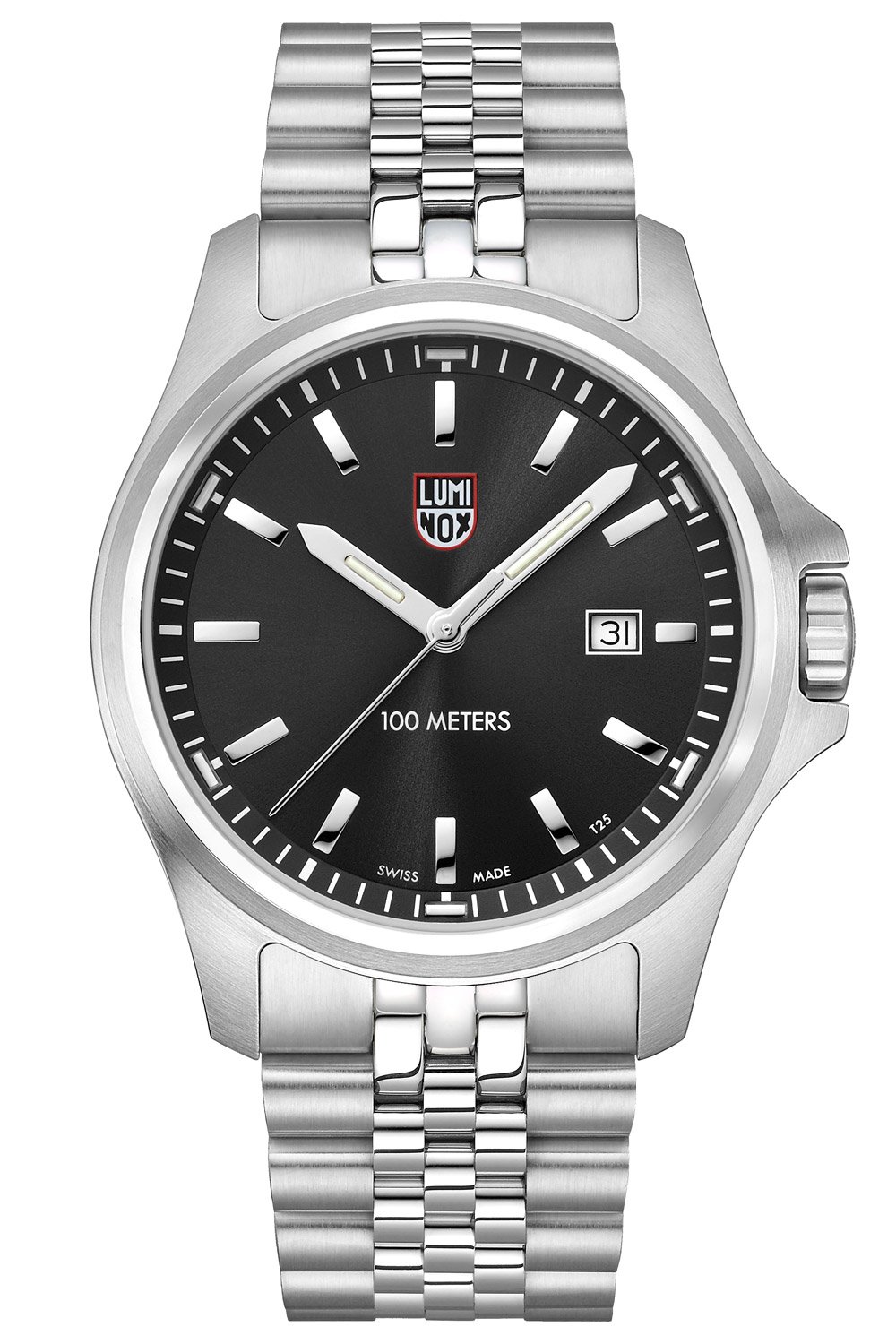Luminox XL.2521 Herrenuhr Quarz Dress Field Stahl/Schwarz Luminox XL.2521 Herrenuhr Quarz Dress Field Stahl/Schwarz