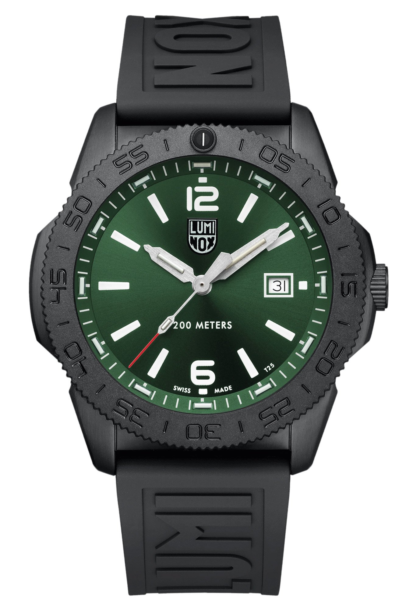 Luminox XS.3137.B Taucheruhr für Männer Quarz Pacific Diver Schwarz/Grün