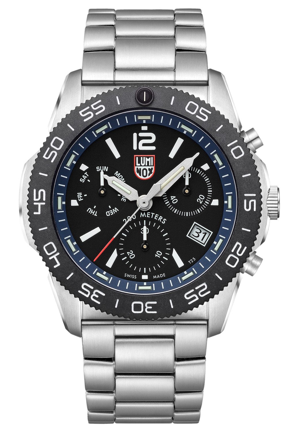 Luminox XS.3143.M Taucheruhr Chrono Pacific Diver Stahl/Schwarz