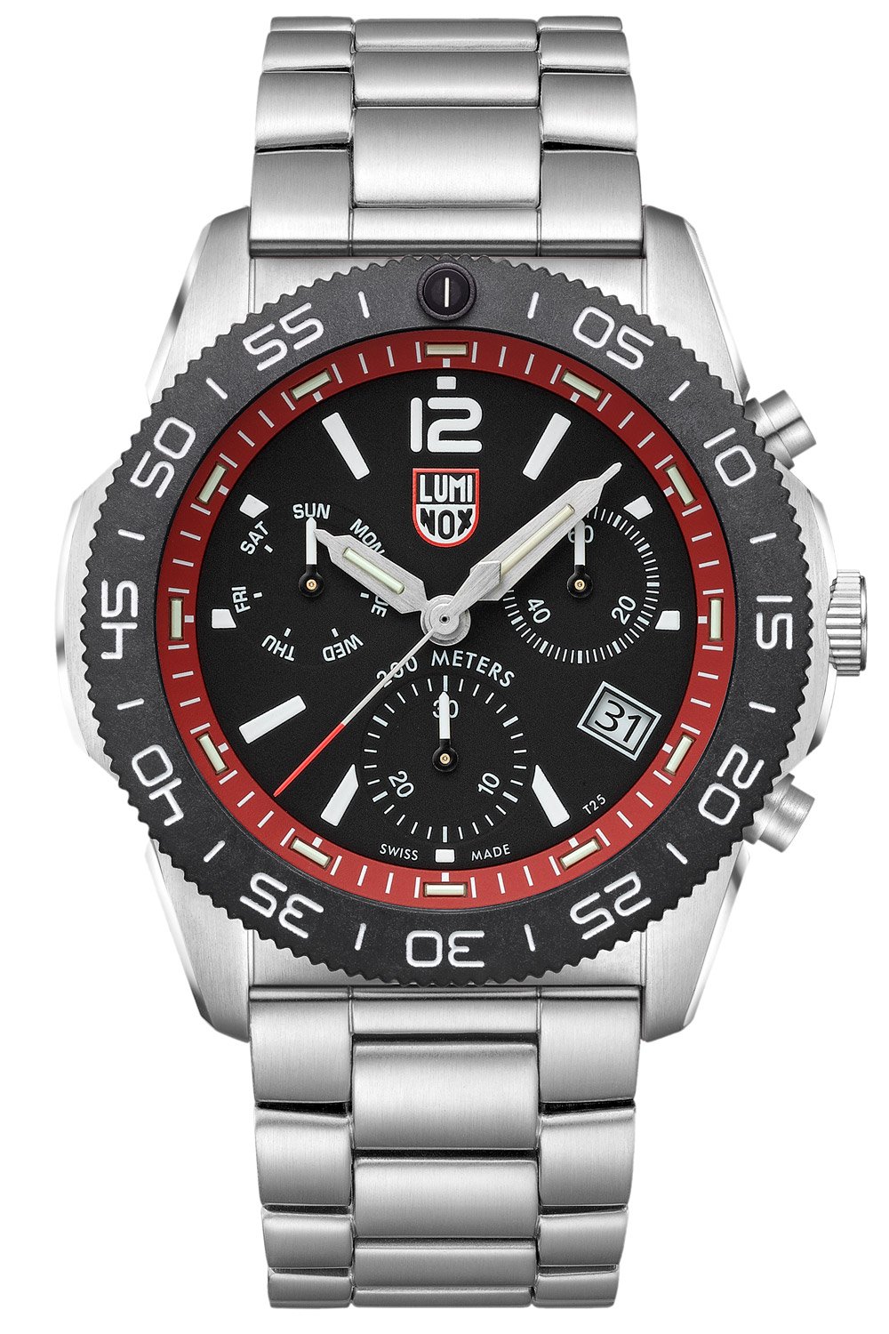 Luminox XS.3155.M Taucheruhr Chronograph Pacific Diver Schwarz/Rot